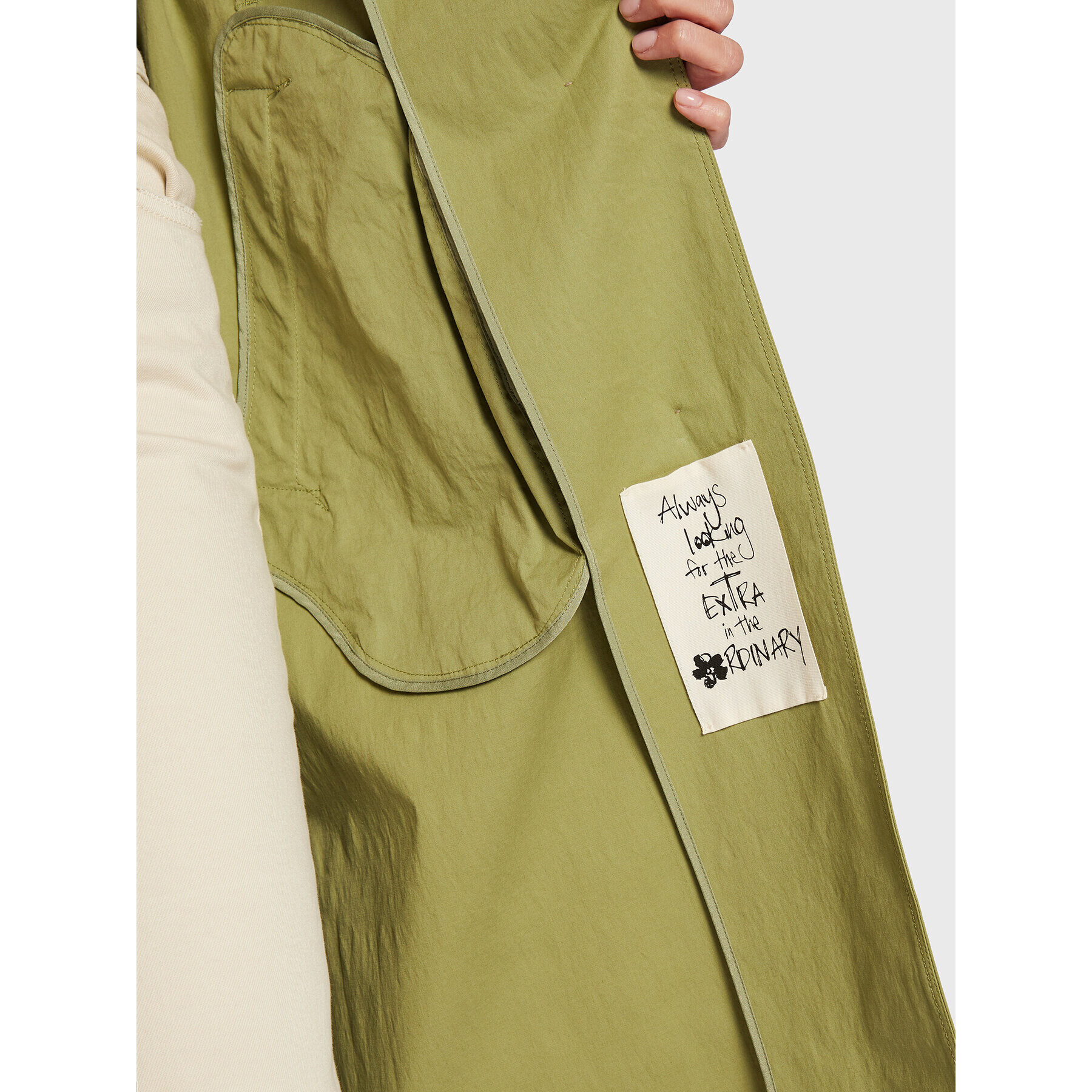 Ted Baker Тренч 261746 Зелен Regular Fit - Pepit.bg