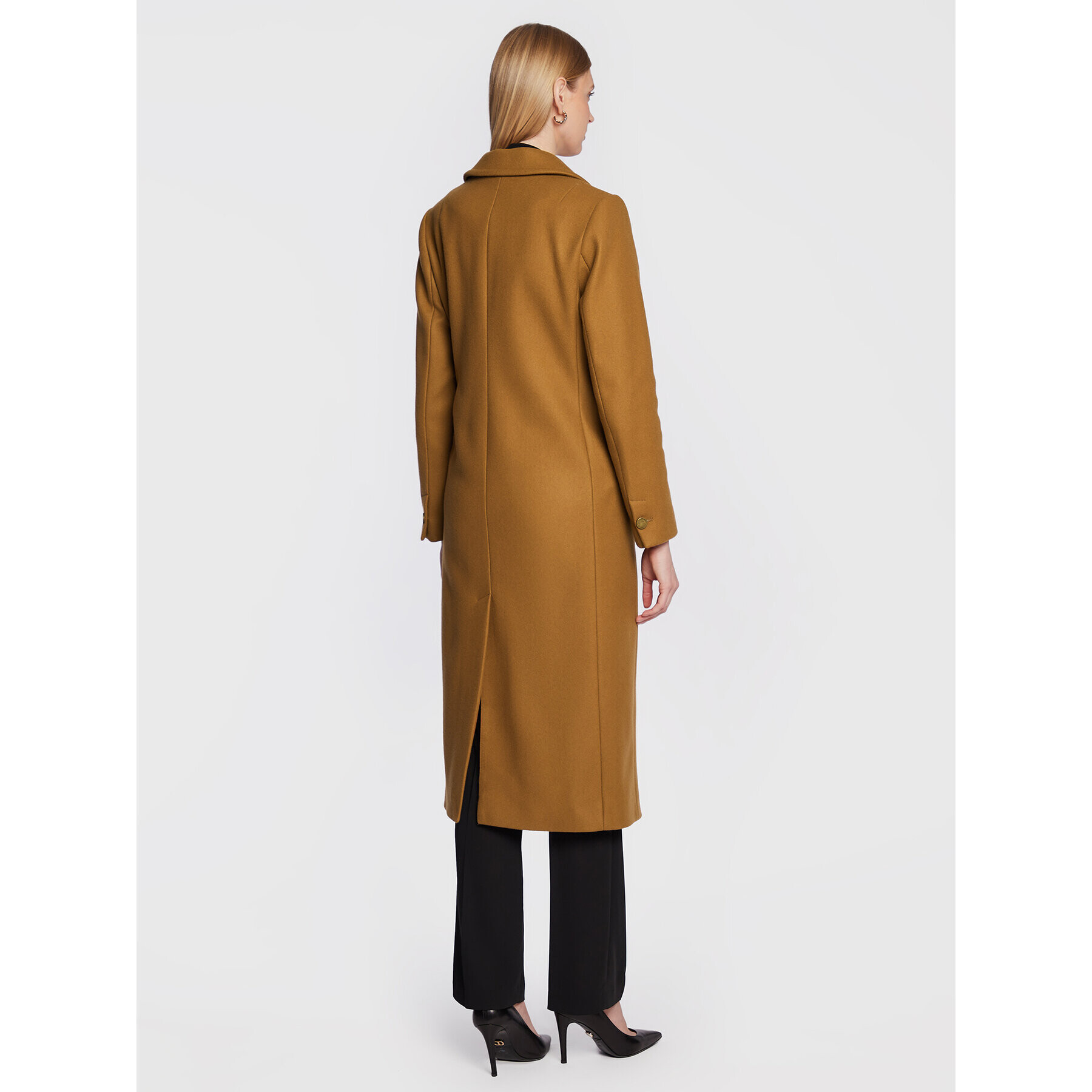 Ted Baker Вълнено палто Frejia 264208 Кафяв Regular Fit - Pepit.bg