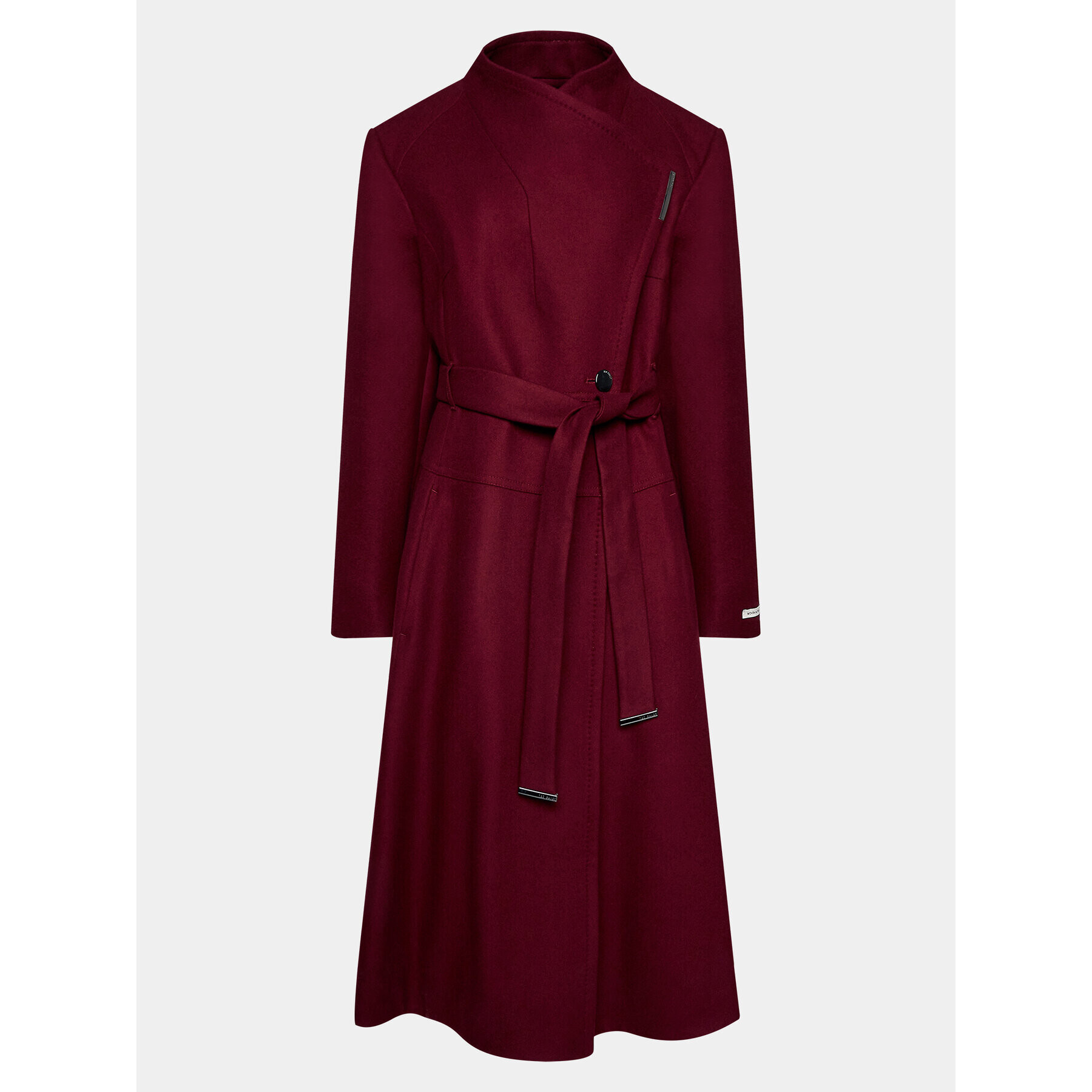 Ted Baker Вълнено палто Roseika 272477 Бордо Regular Fit - Pepit.bg