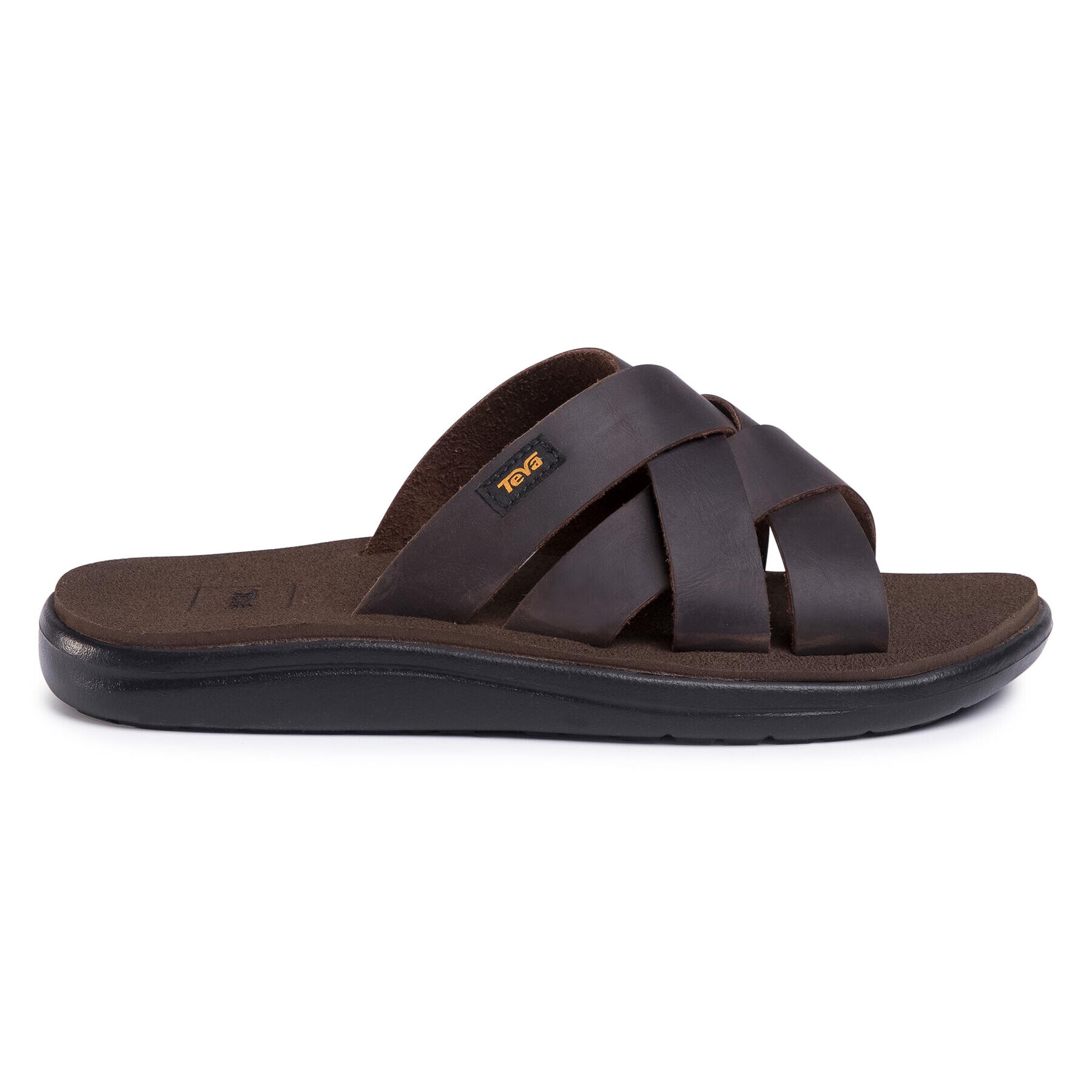 Teva Чехли Voya Slide Leather 1102515 Кафяв - Pepit.bg