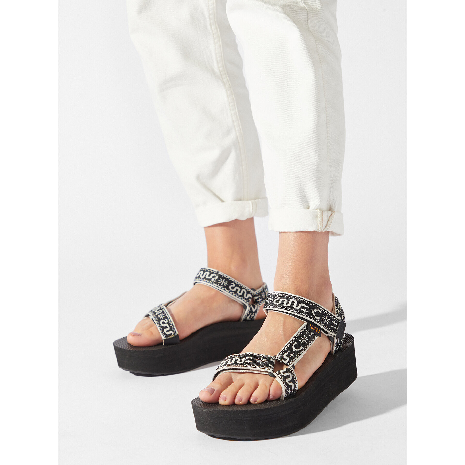 Teva Сандали Flatform Universal 1008844 Черен - Pepit.bg