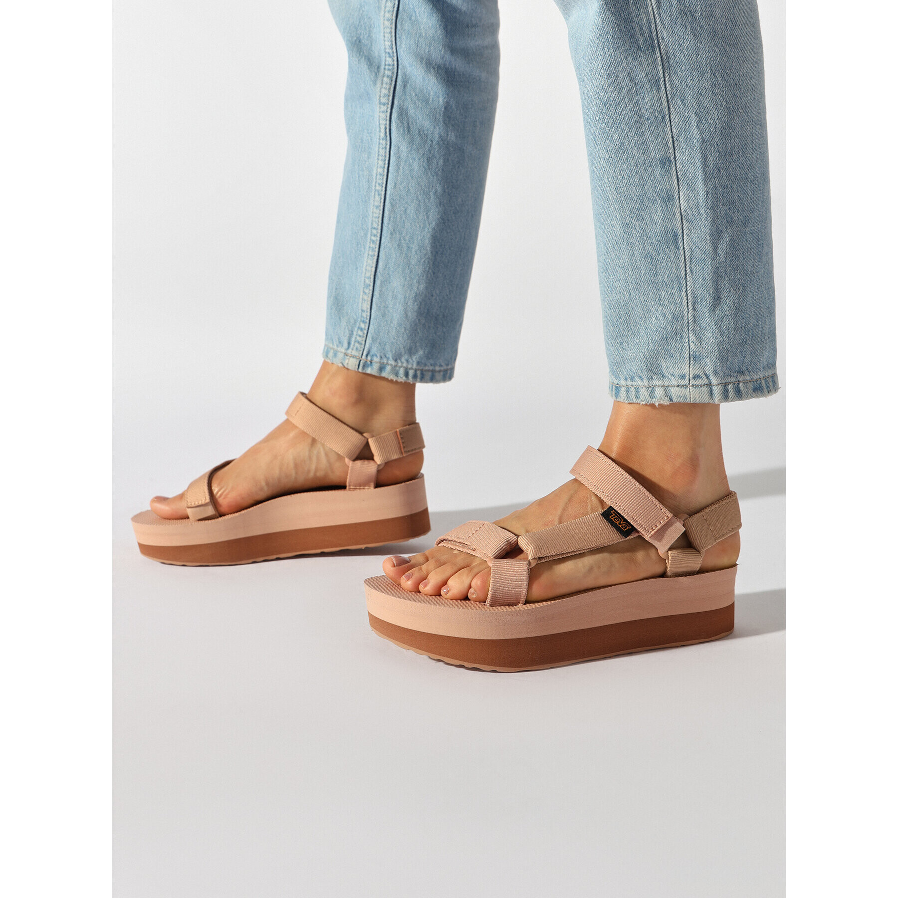 Teva Сандали Flatform Universal 1008844 Розов - Pepit.bg