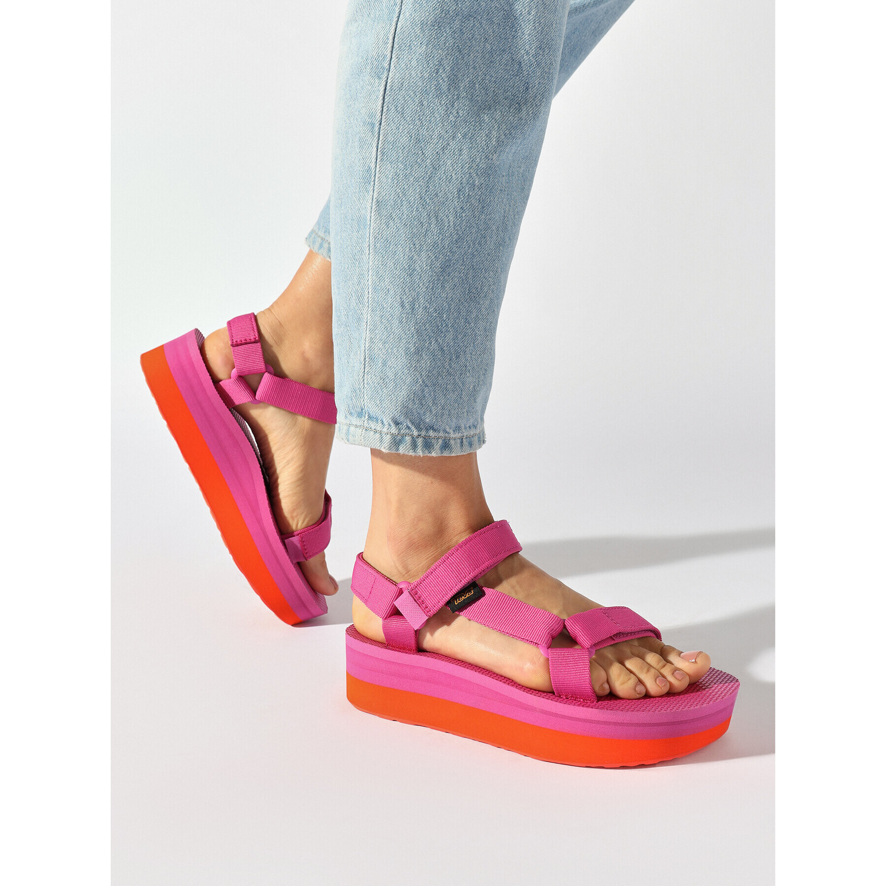 Teva Сандали Flatform Universal 1008844 Розов - Pepit.bg