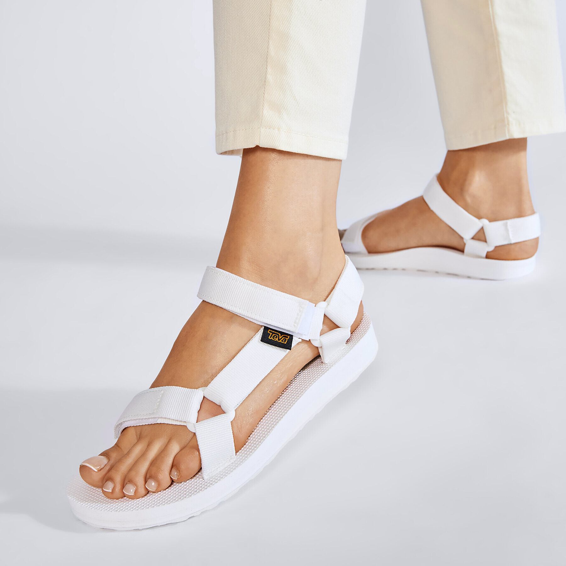 Teva Сандали Original Universal 1003987 Бял - Pepit.bg