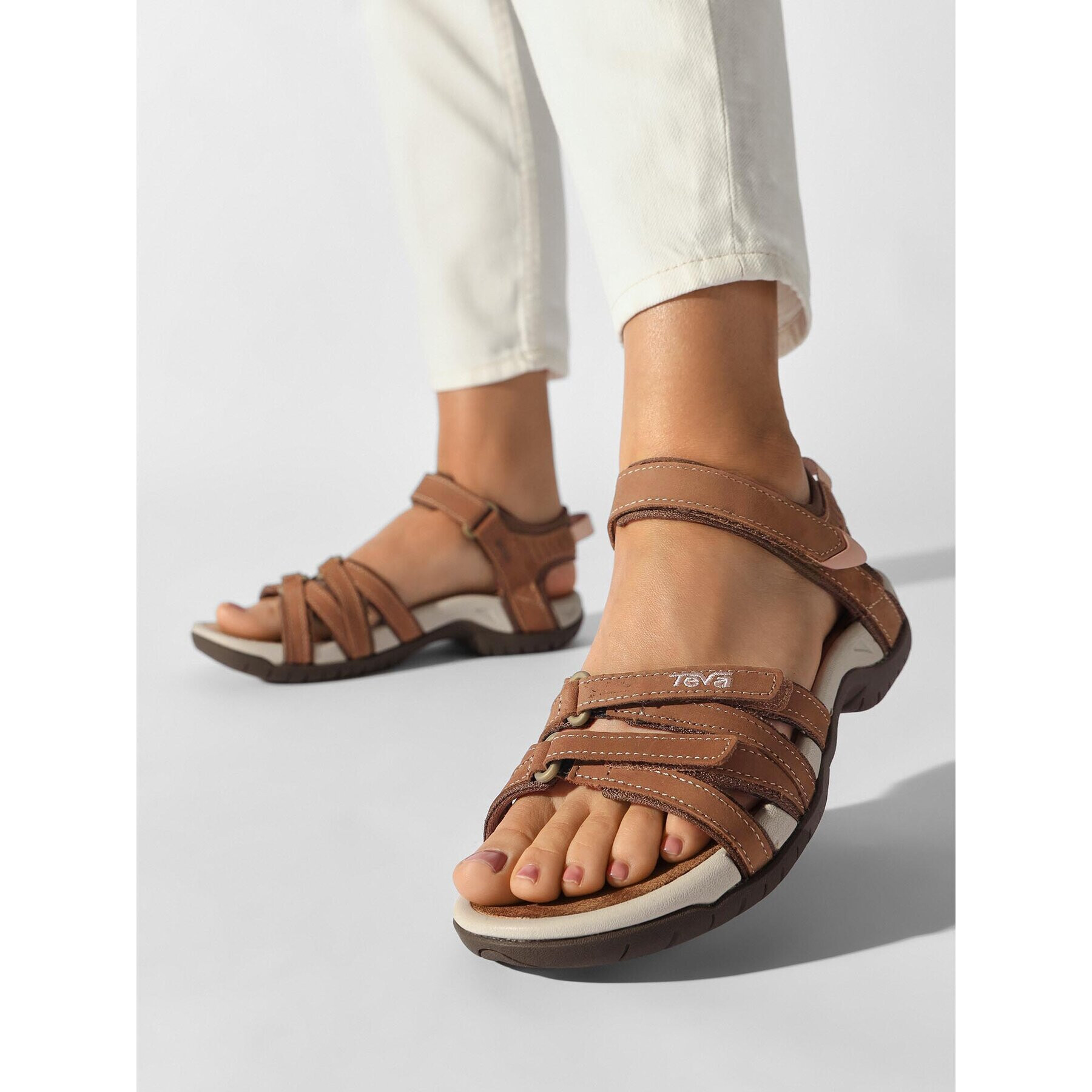 Teva Сандали Tirra Leather 4177 Кафяв - Pepit.bg