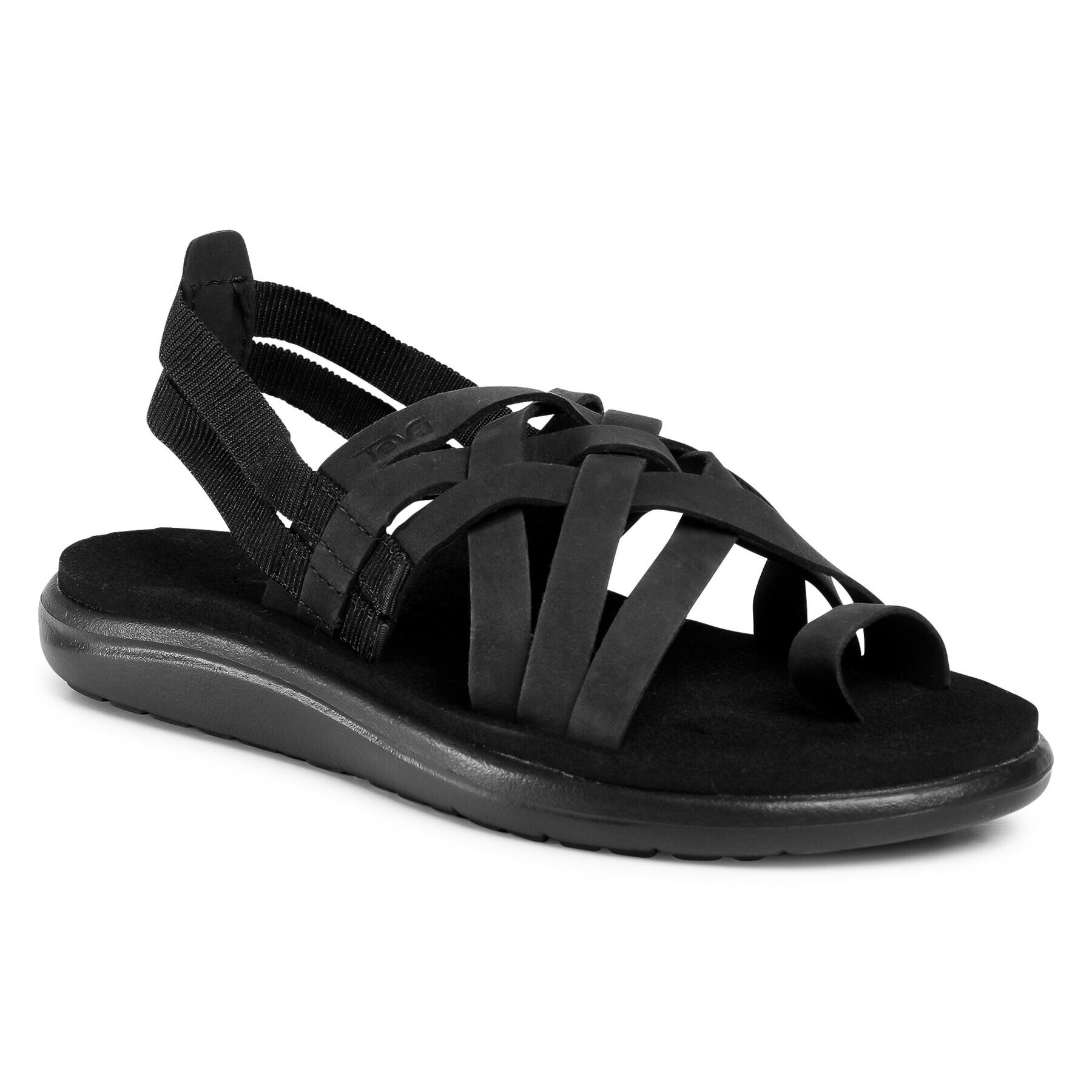 Teva Сандали Voya Strappy Leather 1106868 Черен - Pepit.bg