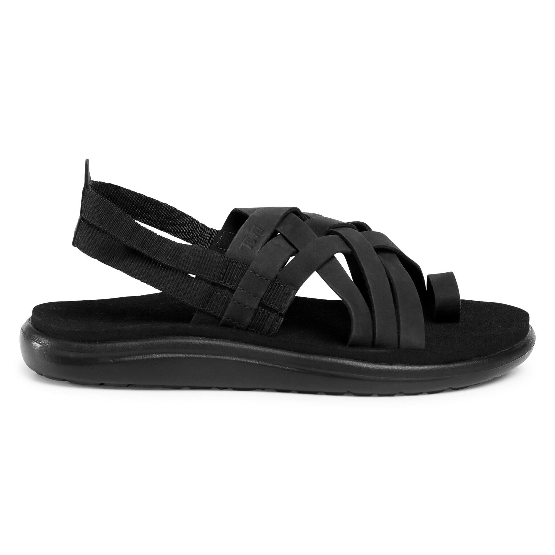 Teva Сандали Voya Strappy Leather 1106868 Черен - Pepit.bg