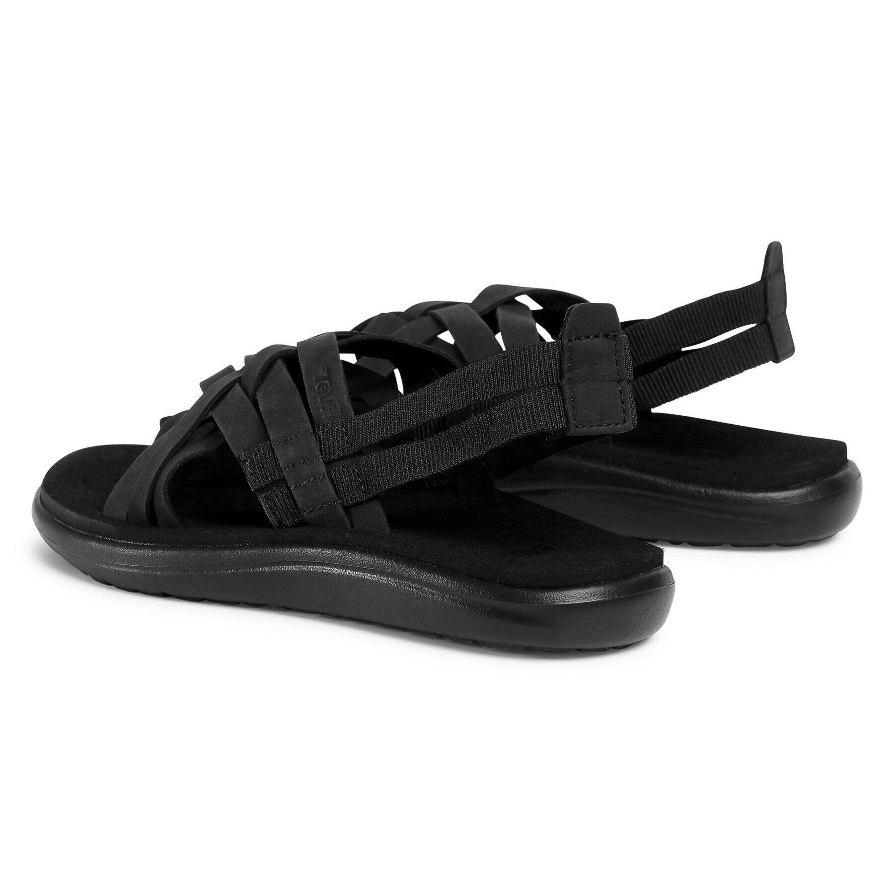 Teva Сандали Voya Strappy Leather 1106868 Черен - Pepit.bg