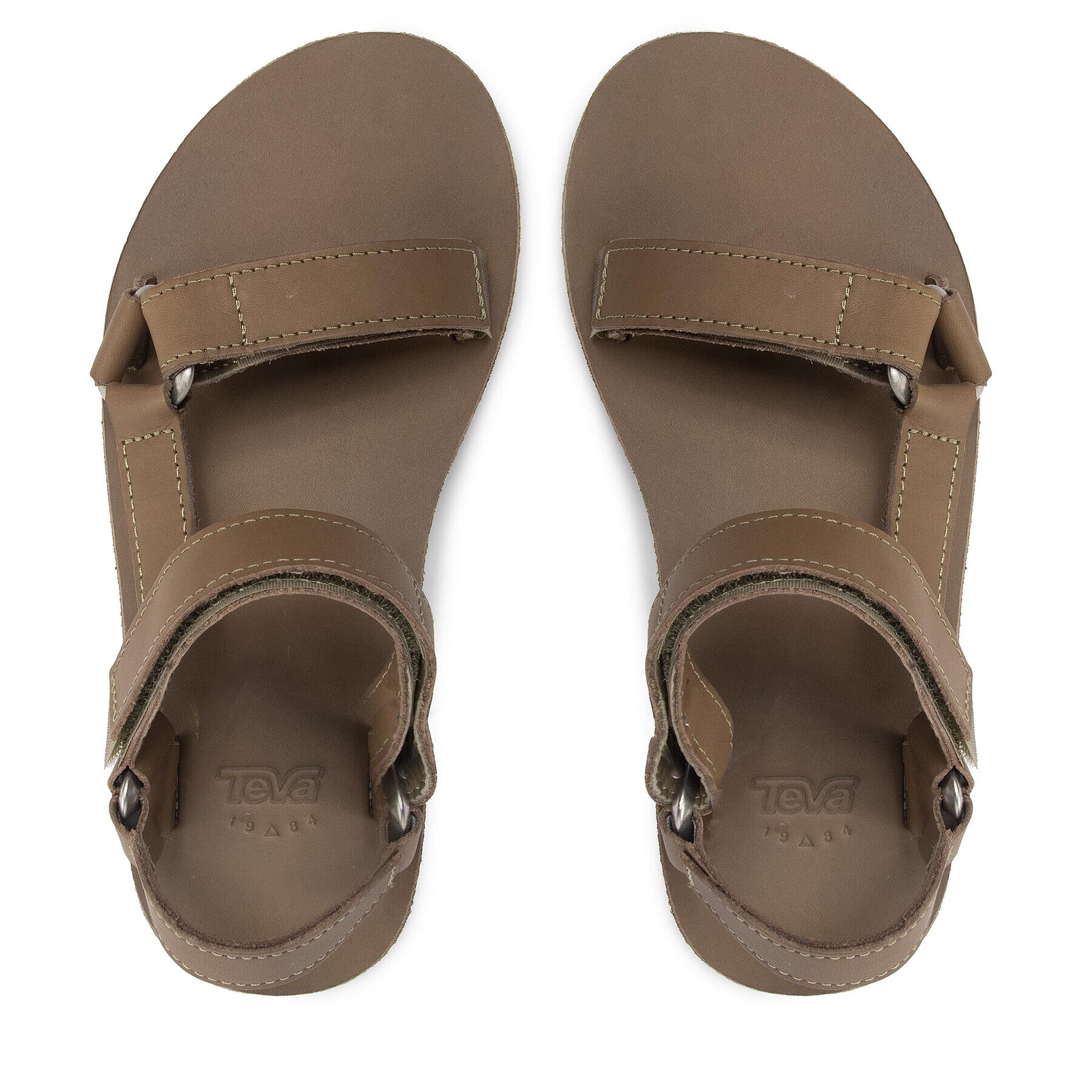 Teva Сандали W Original Universal Leather 1116637 Зелен - Pepit.bg