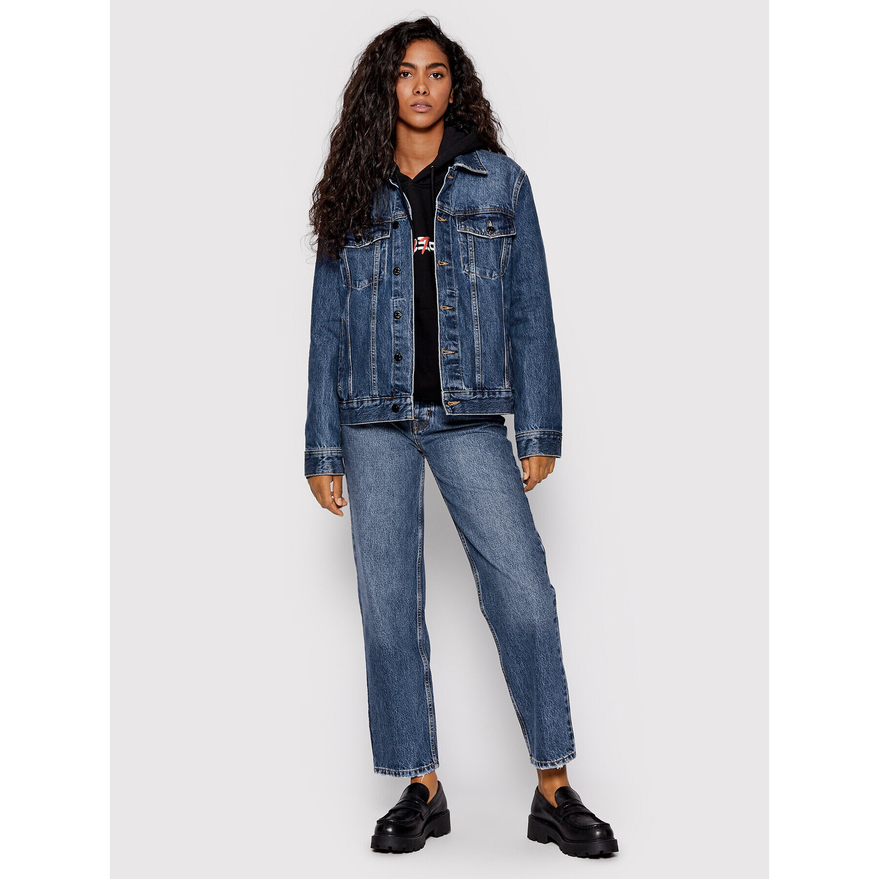 The Kooples Дънково яке FBLO25002J Син Regular Fit - Pepit.bg