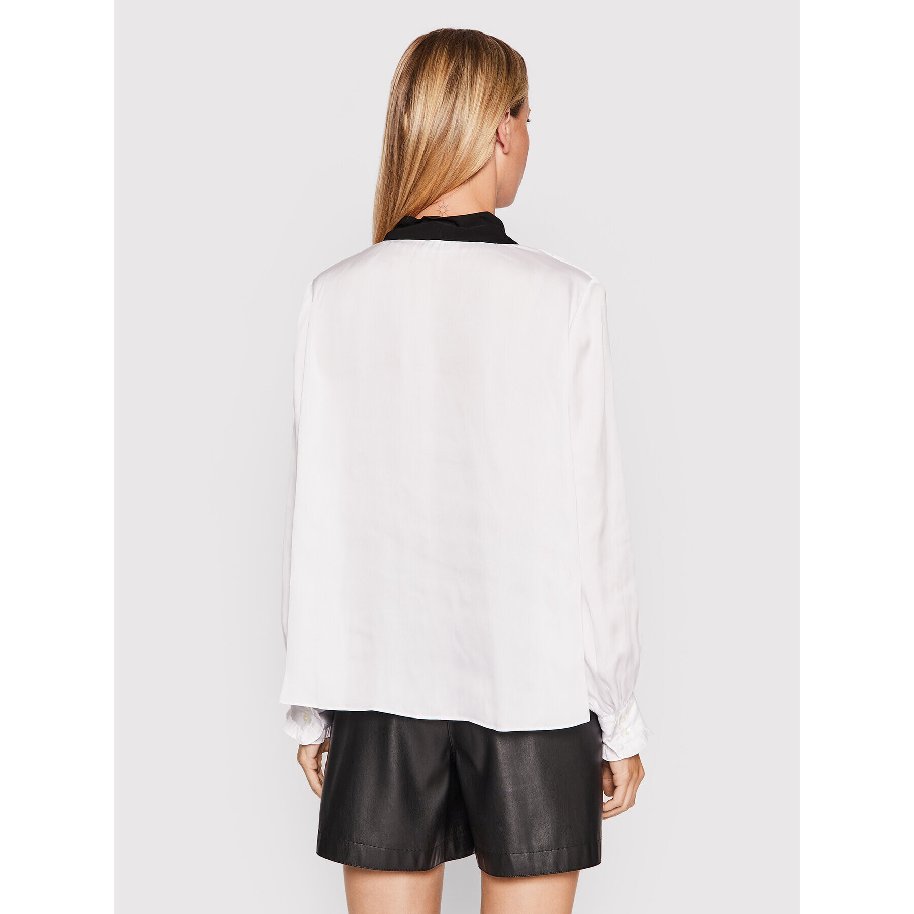 The Kooples Риза FTOP25020K Бял Relaxed Fit - Pepit.bg
