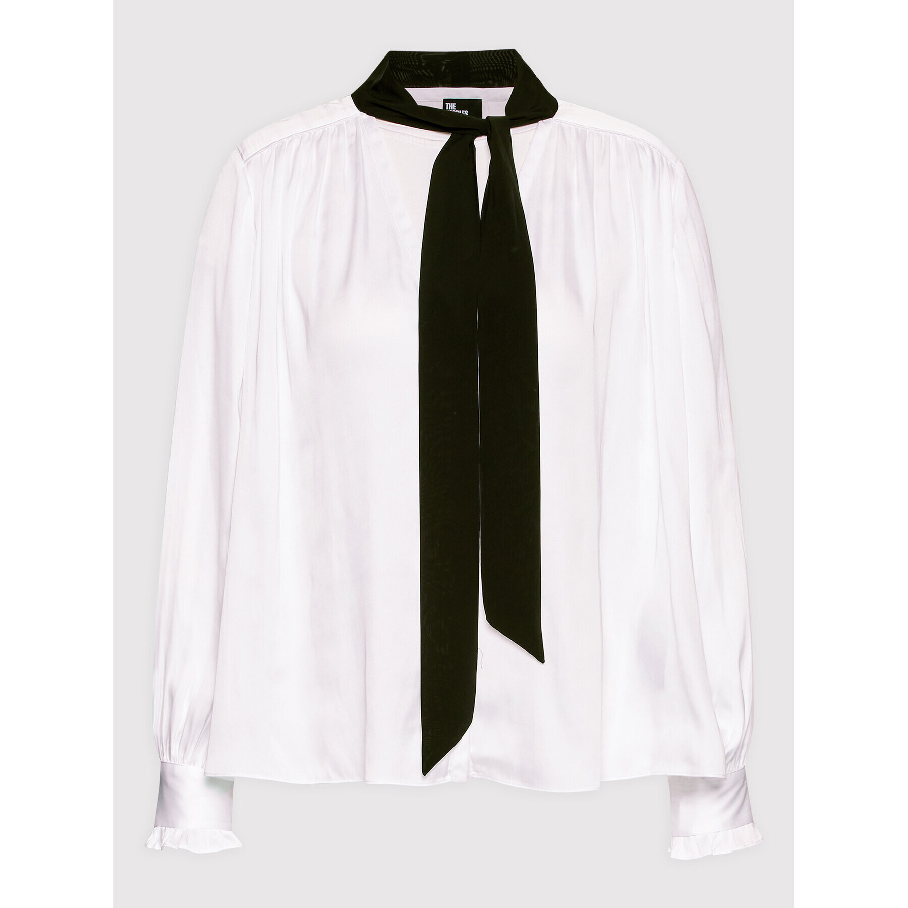 The Kooples Риза FTOP25020K Бял Relaxed Fit - Pepit.bg