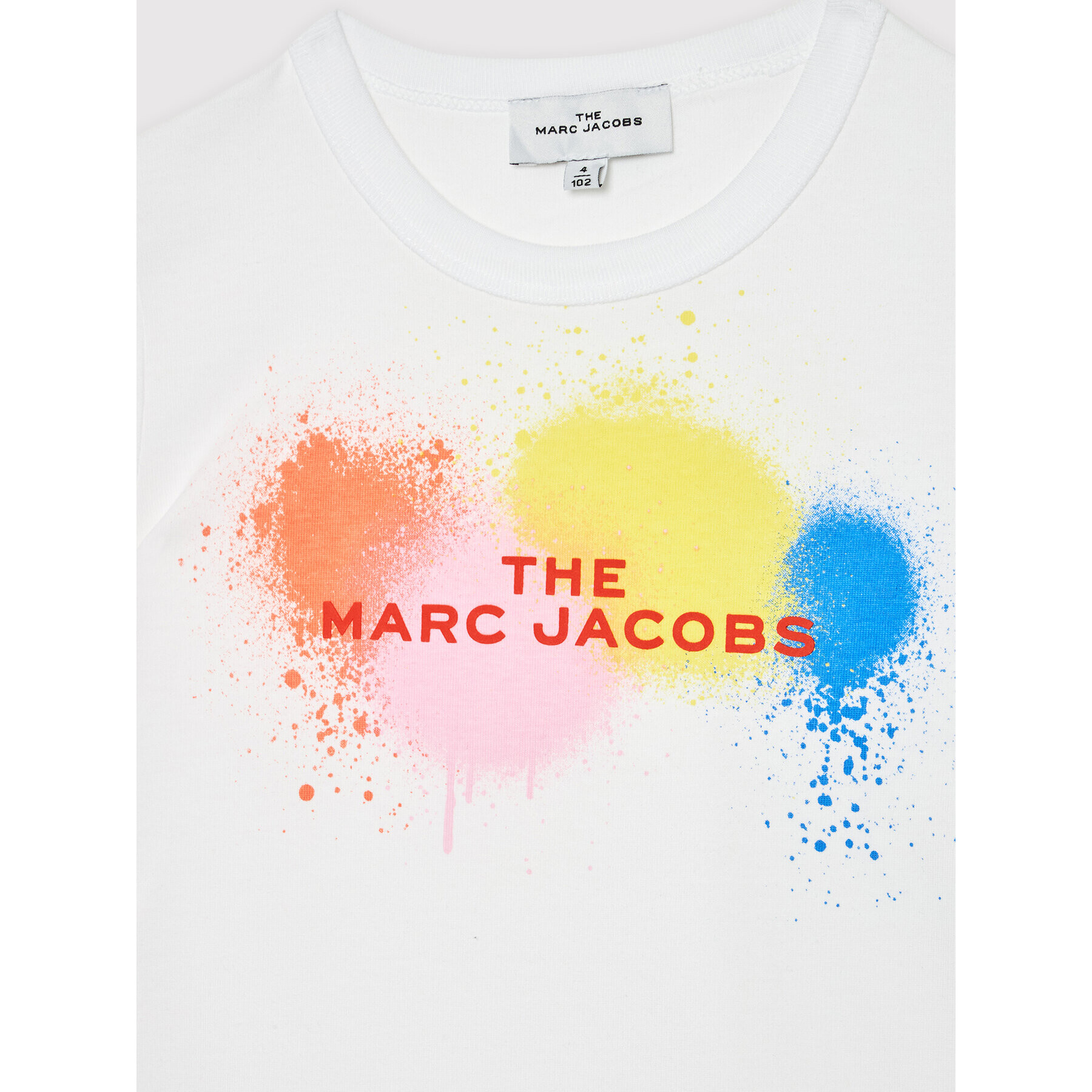 The Marc Jacobs Тишърт W15602 S Бял Regular Fit - Pepit.bg