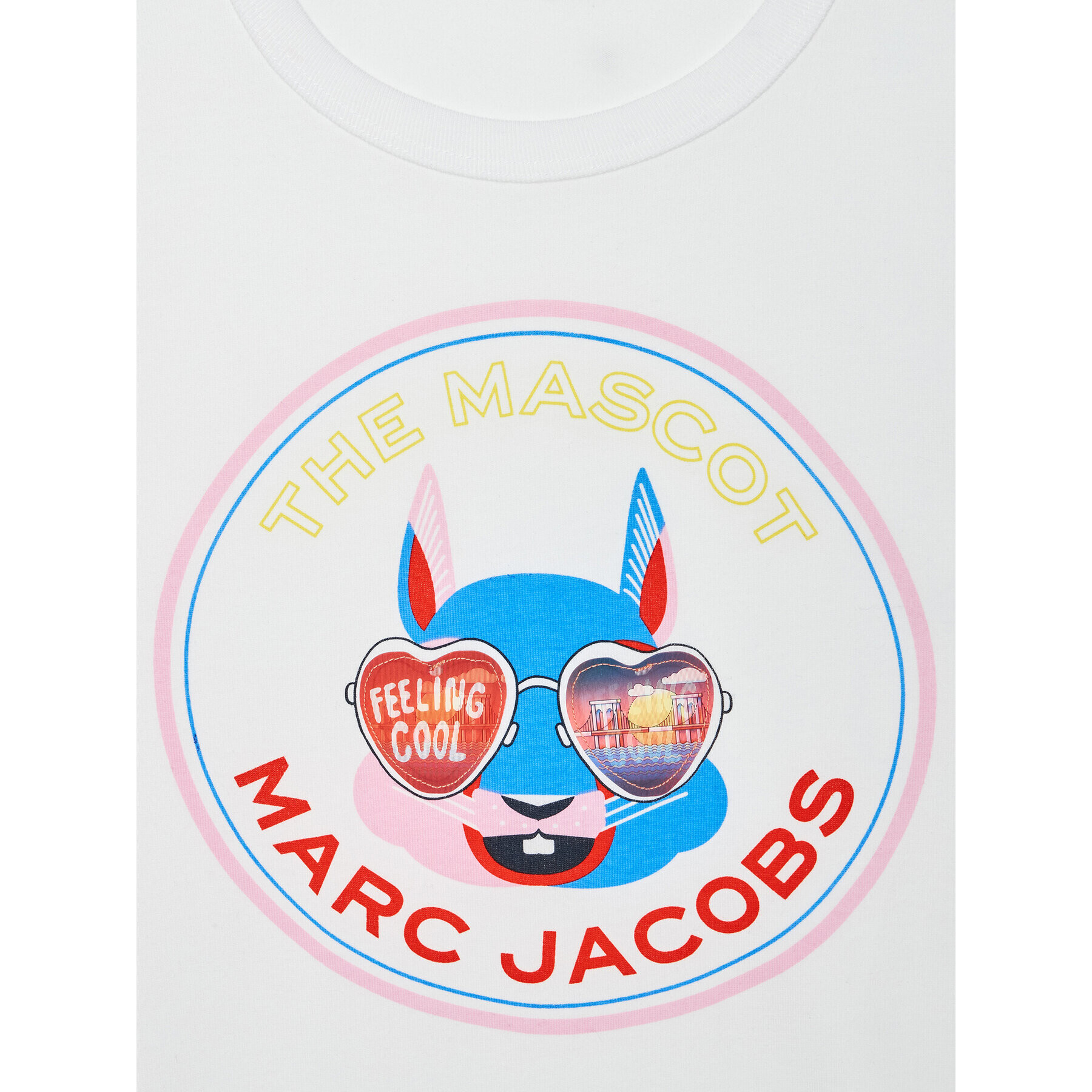 The Marc Jacobs Тишърт W15603 D Бял Regular Fit - Pepit.bg