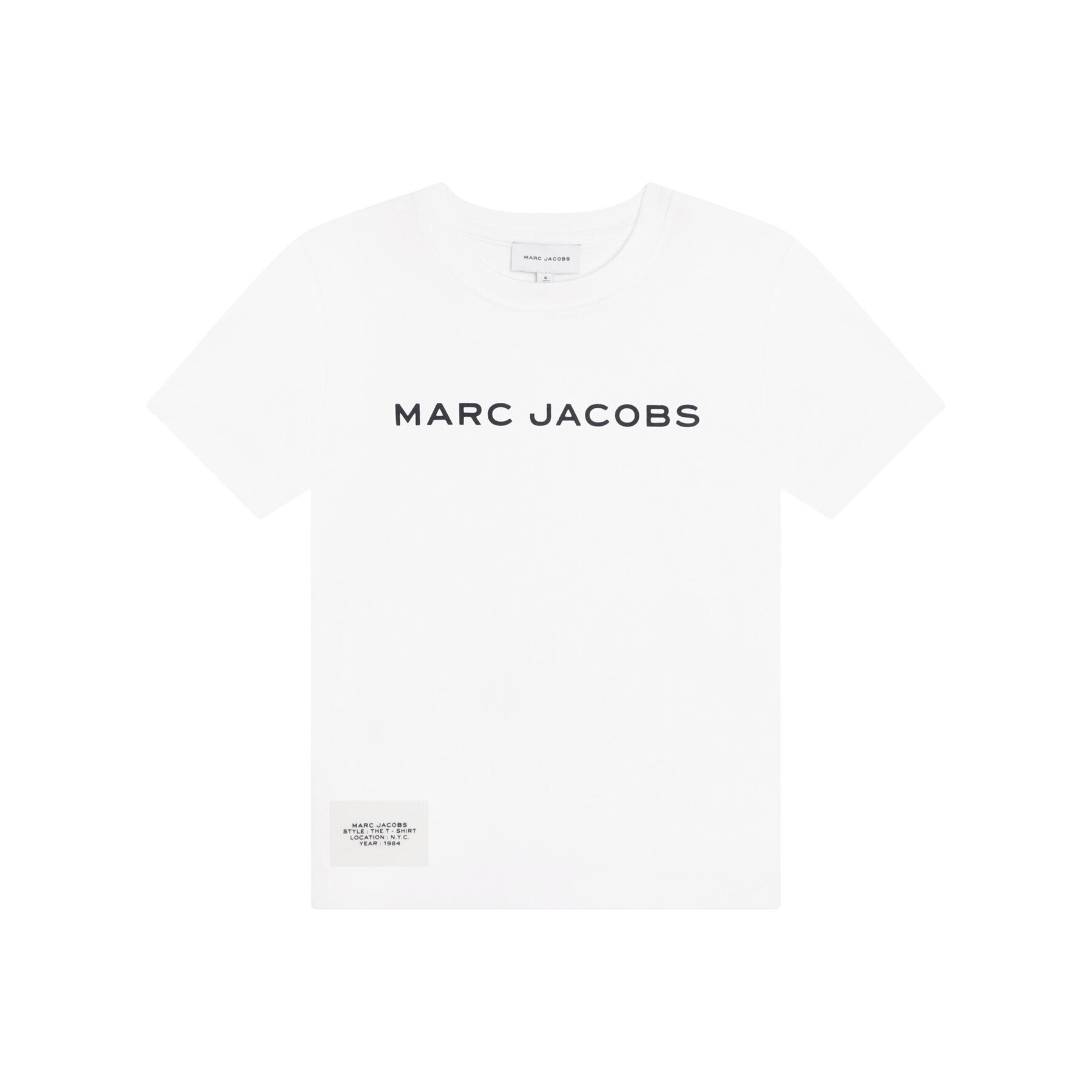 The Marc Jacobs Тишърт W55001 S Бял Regular Fit - Pepit.bg