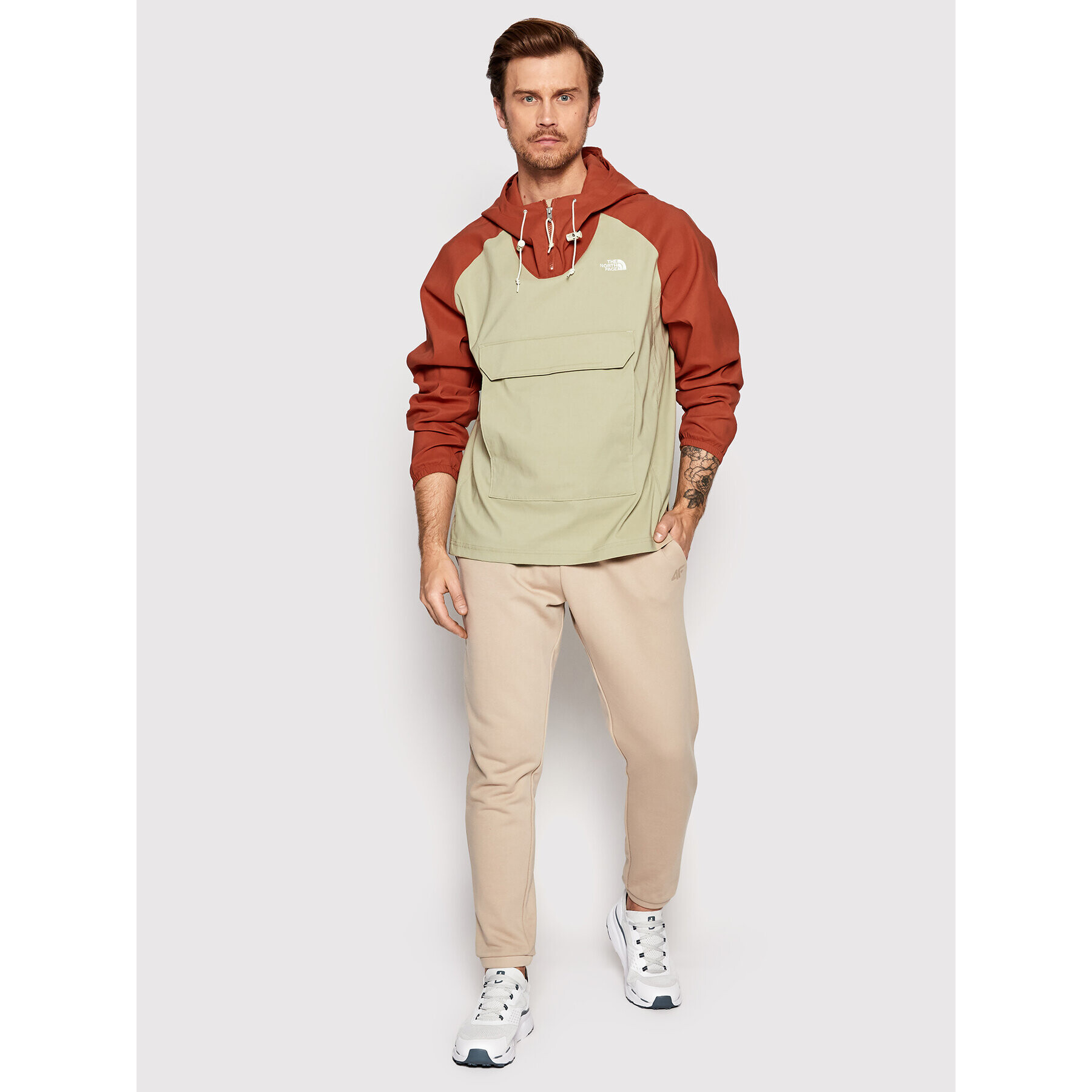 The North Face Анорак Class V NF0A5338 Оранжев Relaxed Fit - Pepit.bg