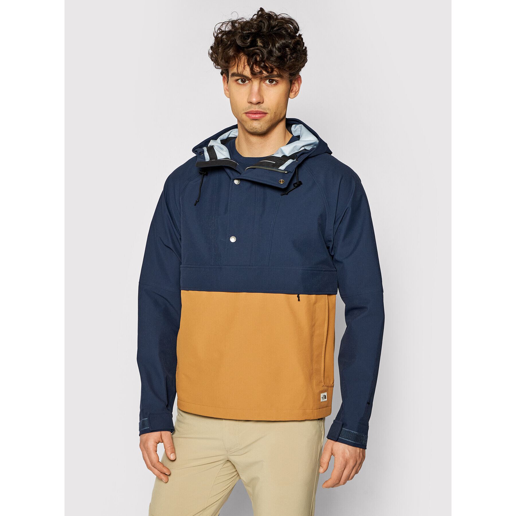 The North Face Анорак Windjammer NF0A493G Тъмносин Regular Fit - Pepit.bg