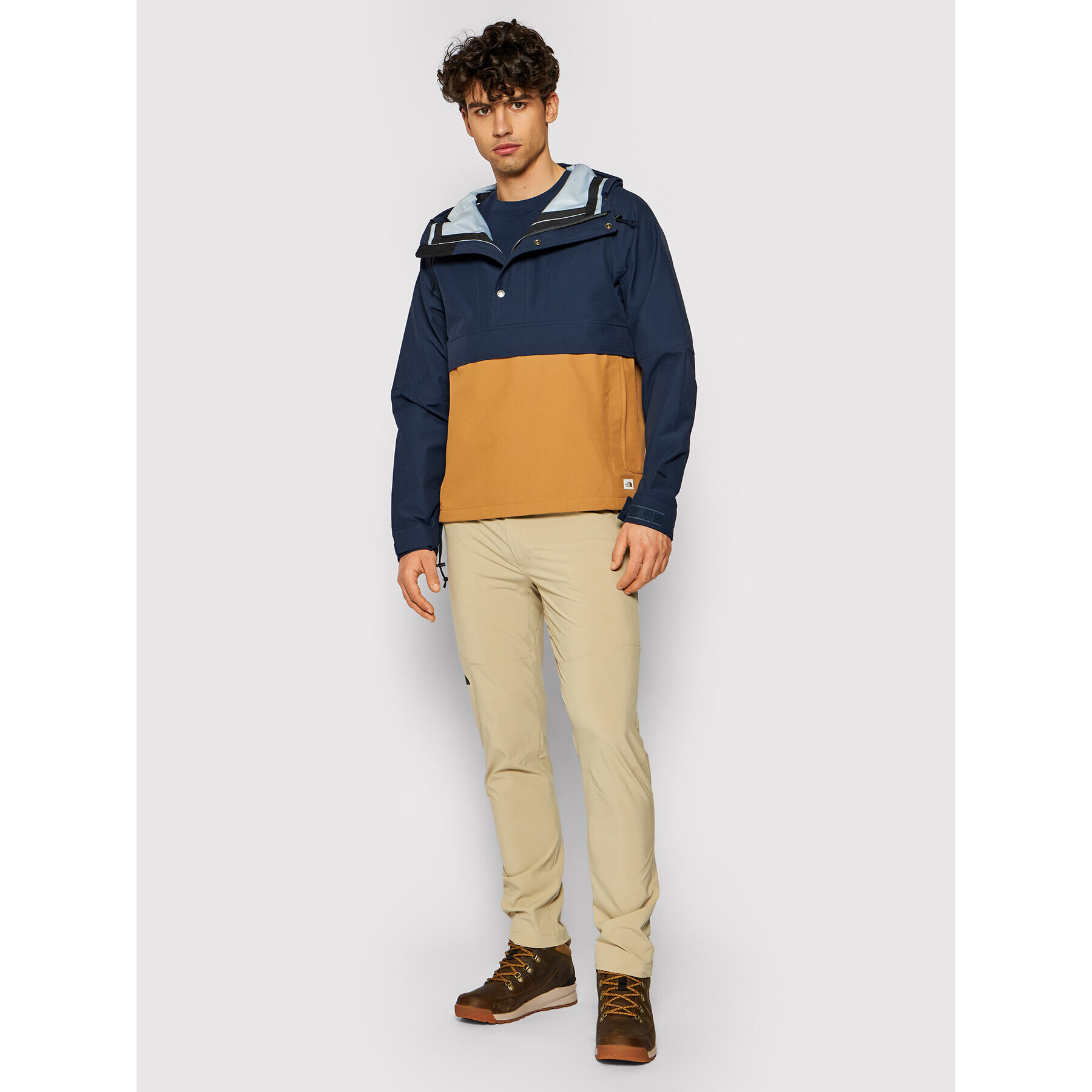 The North Face Анорак Windjammer NF0A493G Тъмносин Regular Fit - Pepit.bg