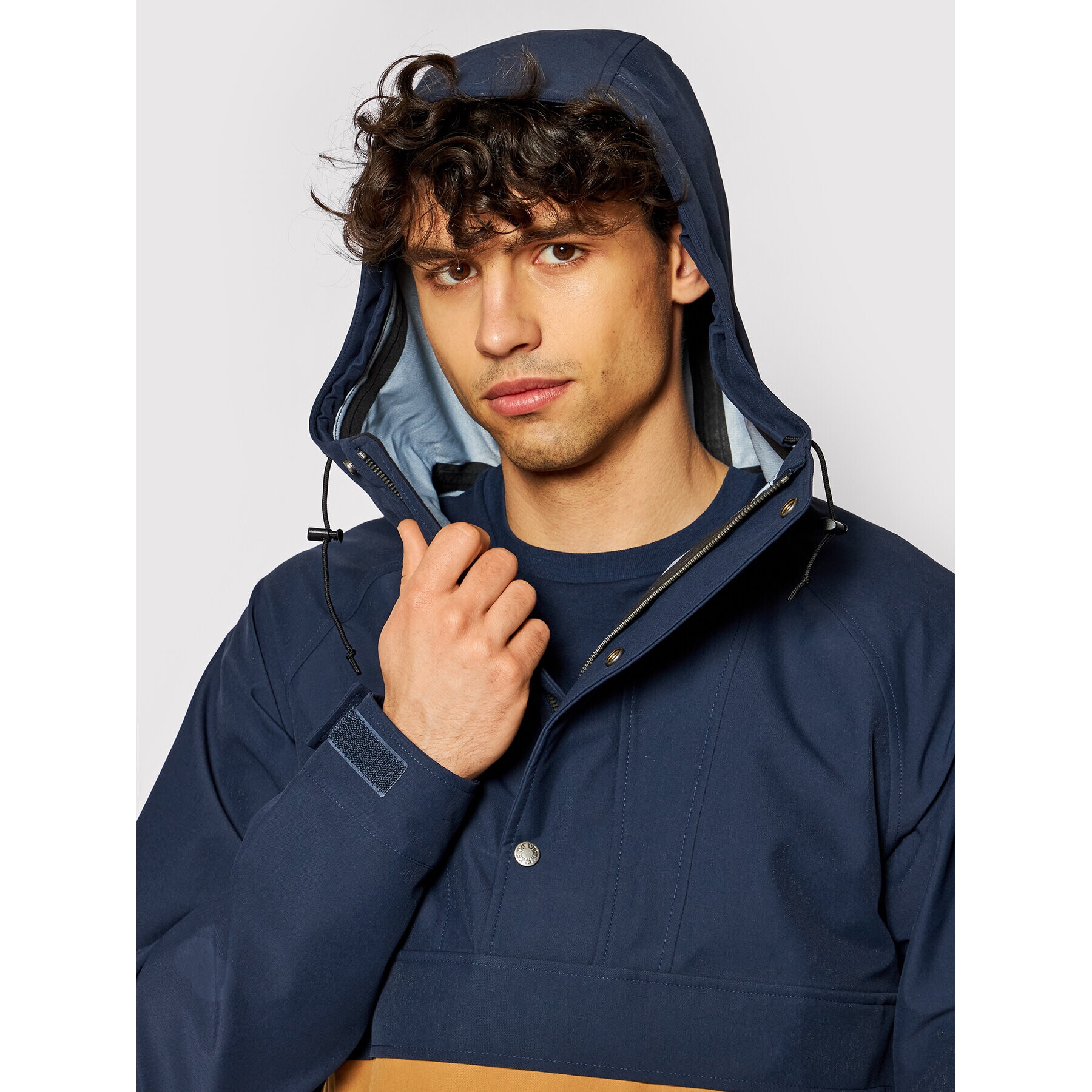 The North Face Анорак Windjammer NF0A493G Тъмносин Regular Fit - Pepit.bg