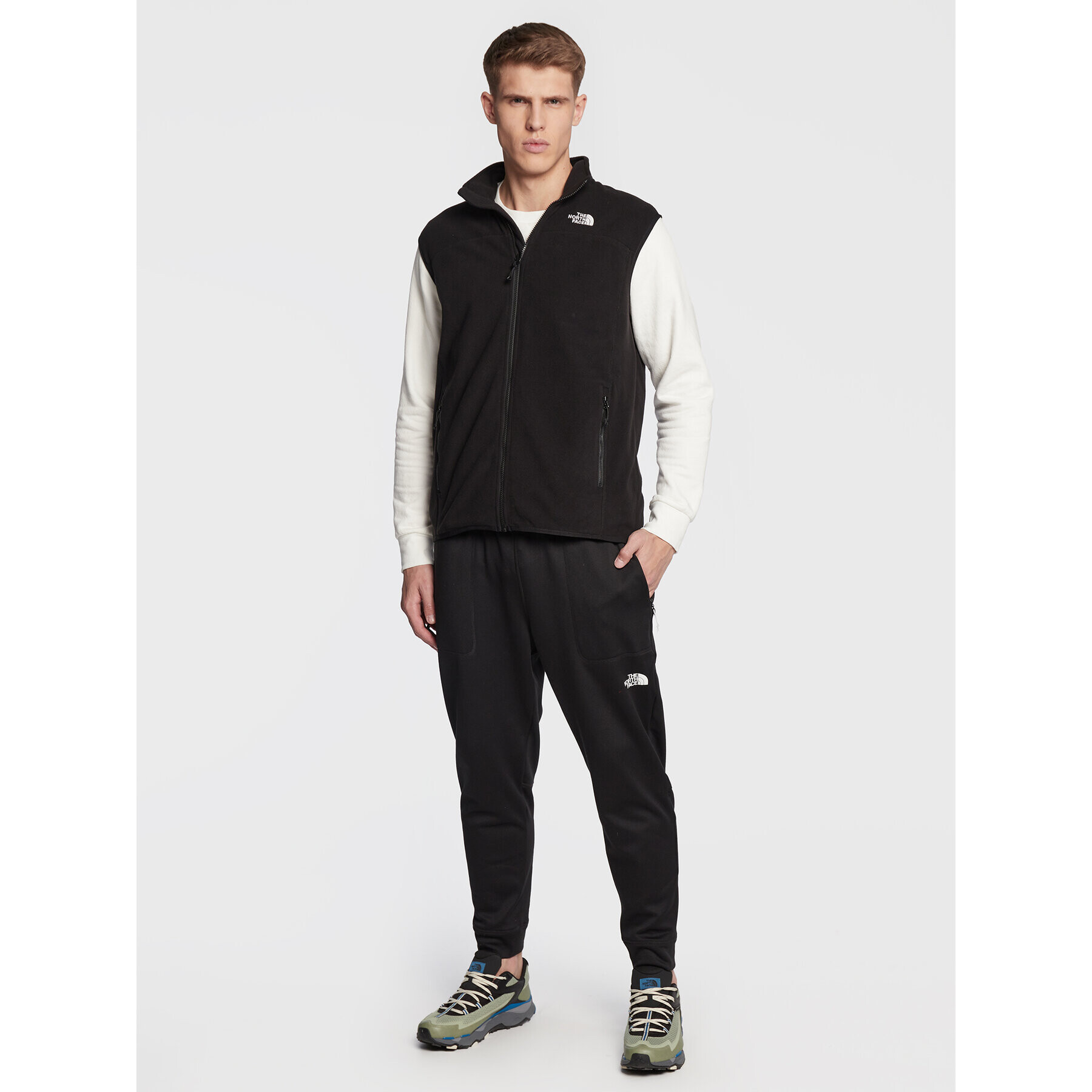 The North Face Елек Glacier NF0A7SSL Черен Regular Fit - Pepit.bg