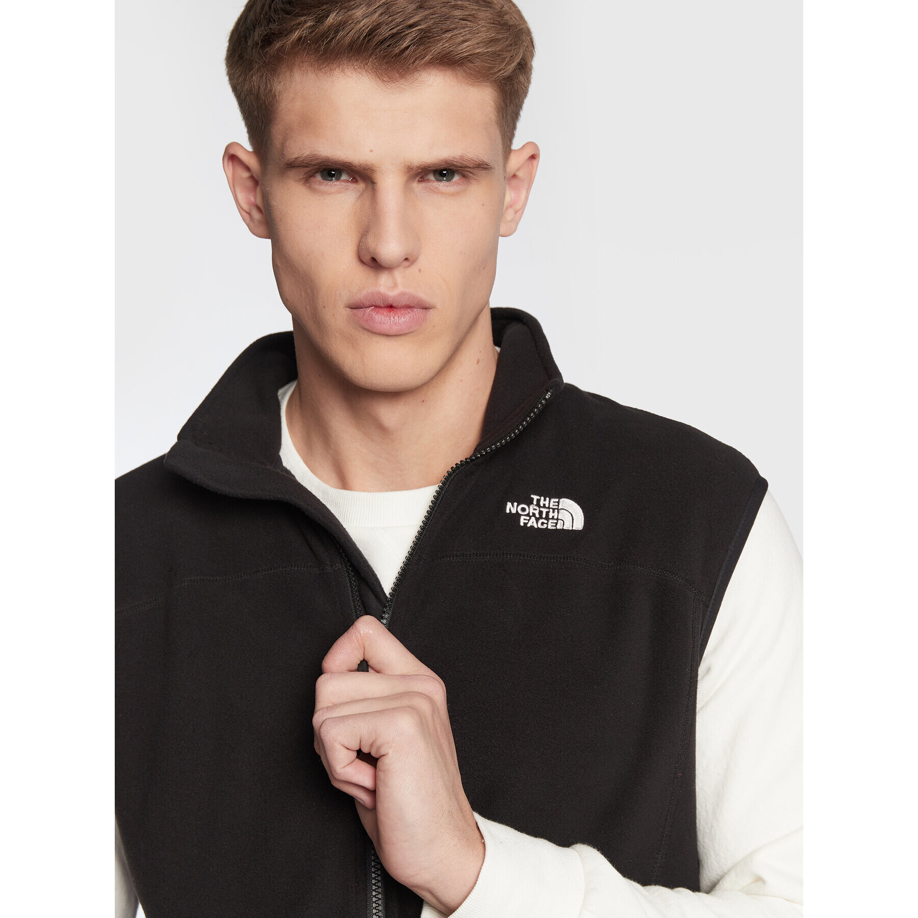 The North Face Елек Glacier NF0A7SSL Черен Regular Fit - Pepit.bg