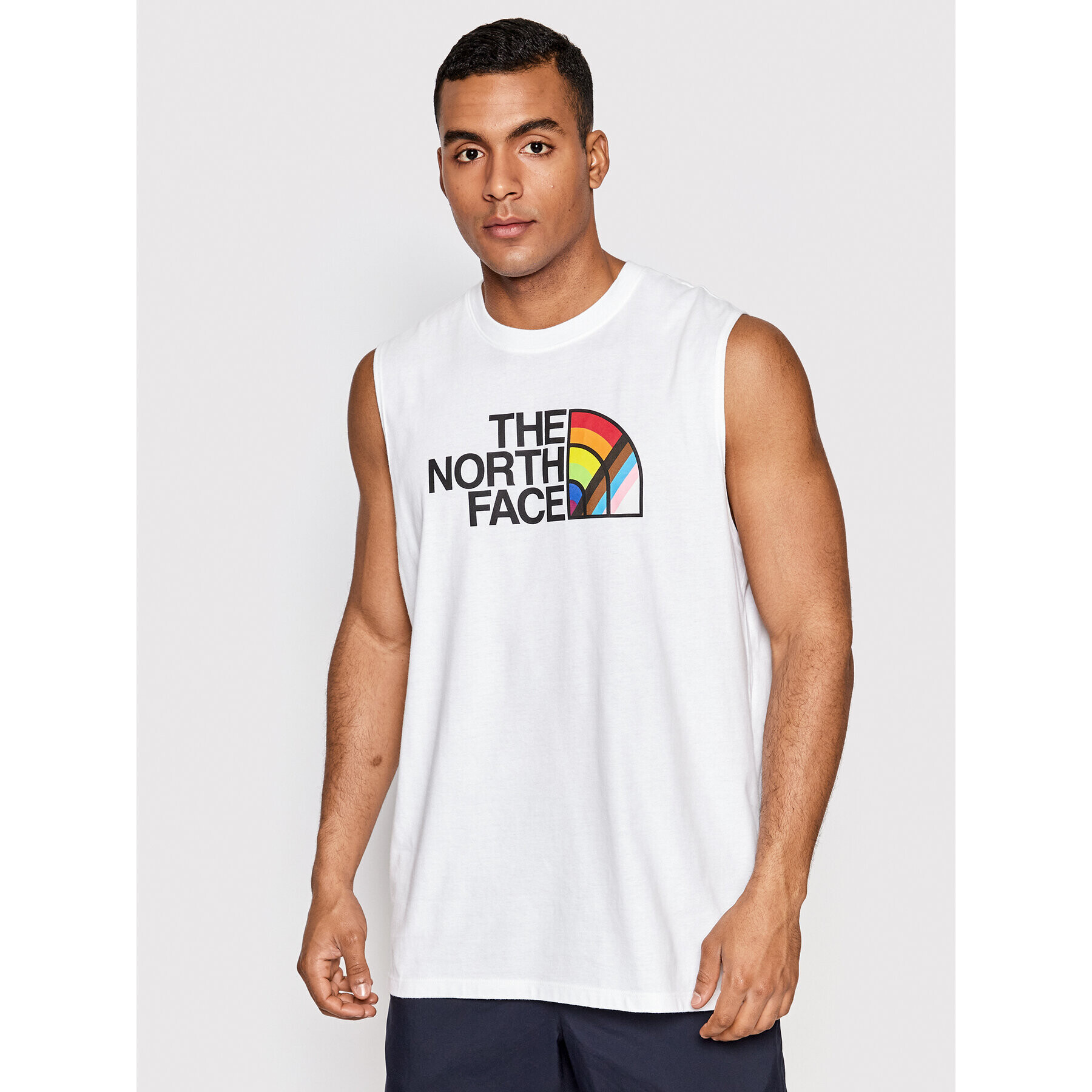 The North Face Мъжки топ Pride NF0A5J5J Бял Regular Fit - Pepit.bg