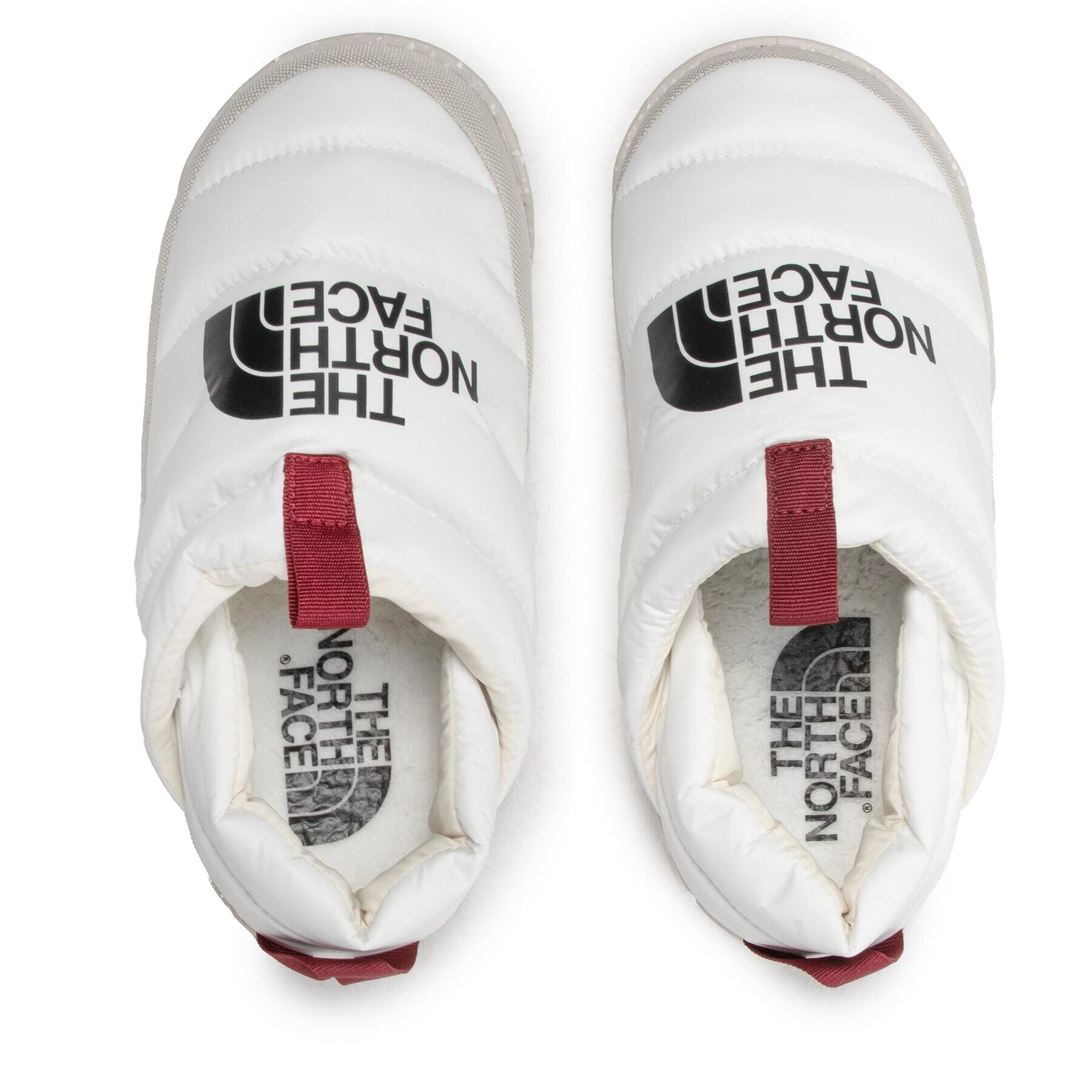 The North Face Пантофи Nuptse Mule NF0A5G2BQ4C1 Бял - Pepit.bg