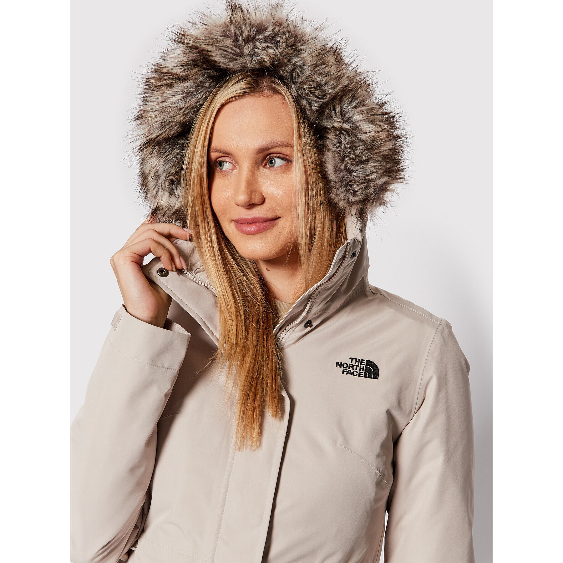 The North Face Парка Zaneck NF0A4M8Y Бежов Regular Fit - Pepit.bg