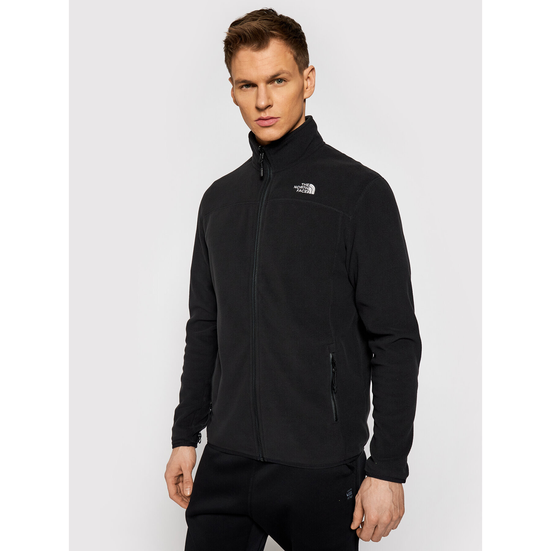 The North Face Полар 100 Glacier Full NF0A2UAQJK31 Черен Regular Fit - Pepit.bg