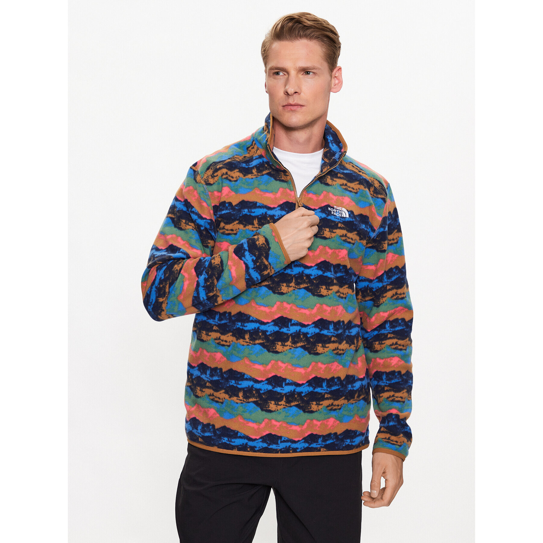The North Face Полар 100 Glacier NF0A5IHP Кафяв Regular Fit - Pepit.bg