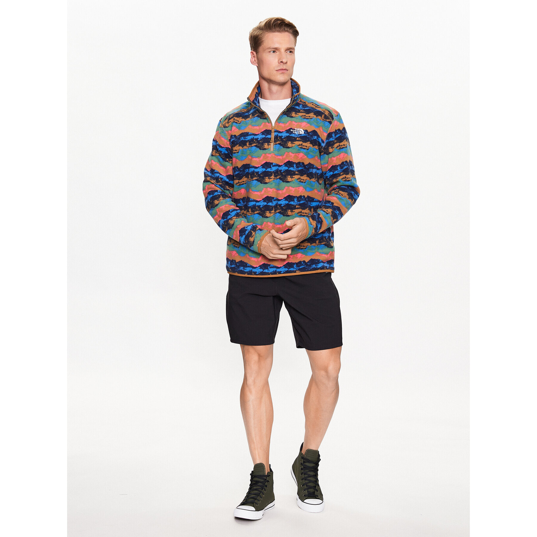 The North Face Полар 100 Glacier NF0A5IHP Кафяв Regular Fit - Pepit.bg