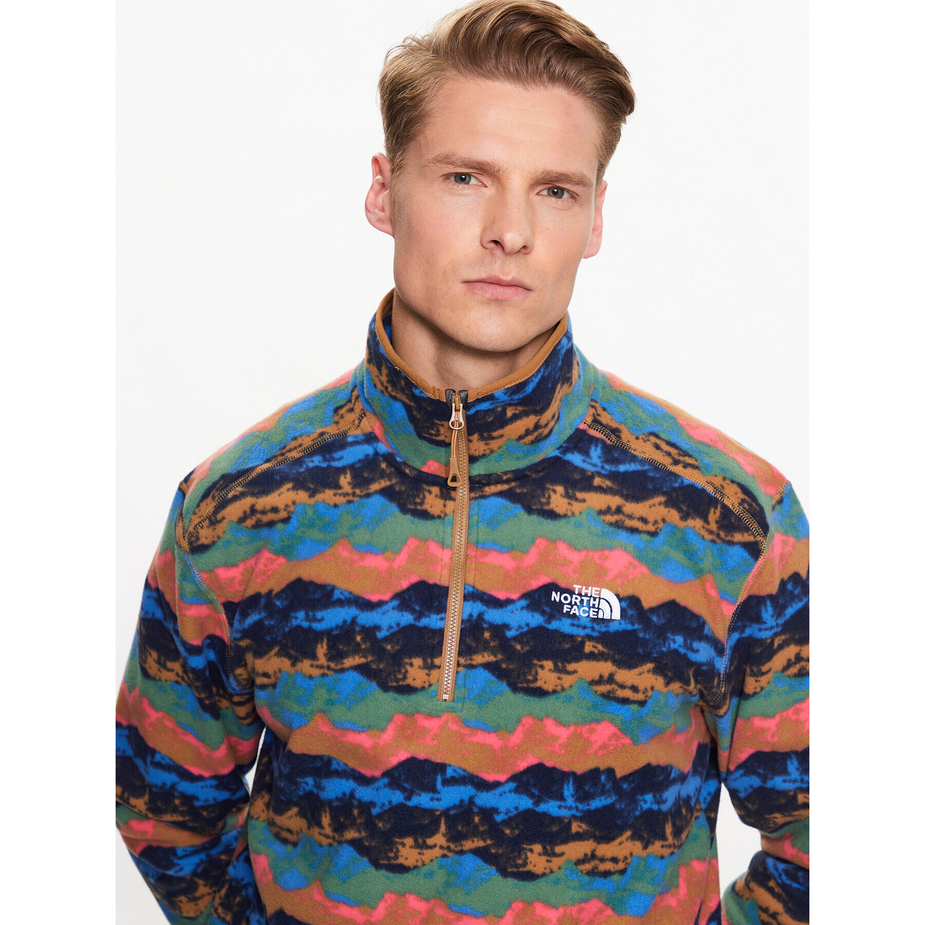 The North Face Полар 100 Glacier NF0A5IHP Кафяв Regular Fit - Pepit.bg
