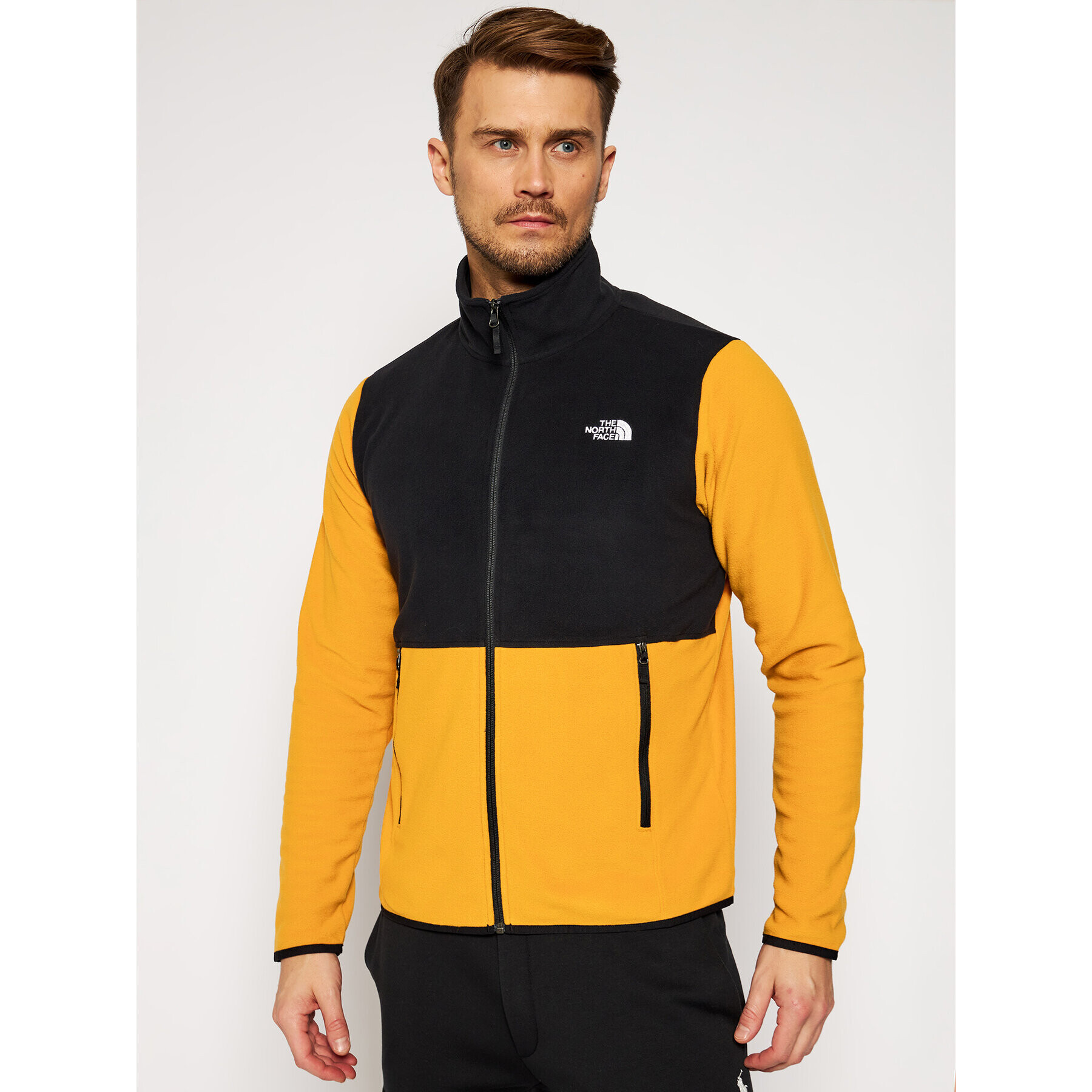 The North Face Полар Glacier NF0A4AJCAUV1 Жълт Regular Fit - Pepit.bg