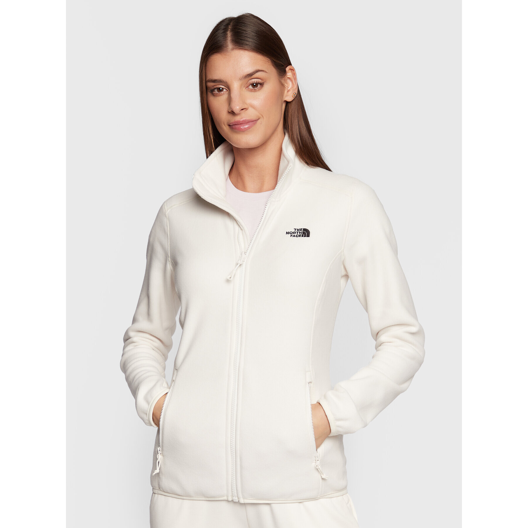The North Face Полар Glacier NF0A5IHO Екрю Regular Fit - Pepit.bg
