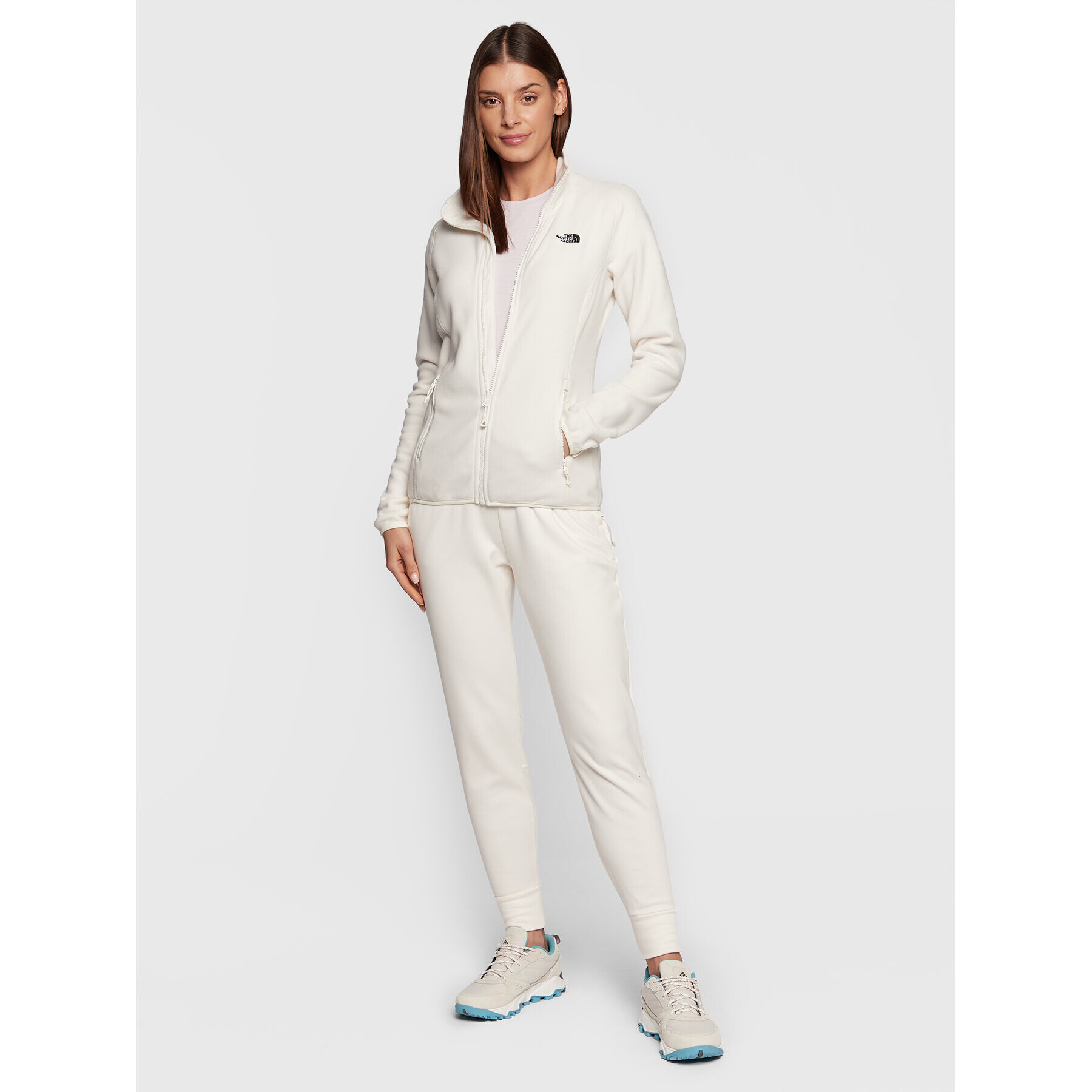 The North Face Полар Glacier NF0A5IHO Екрю Regular Fit - Pepit.bg