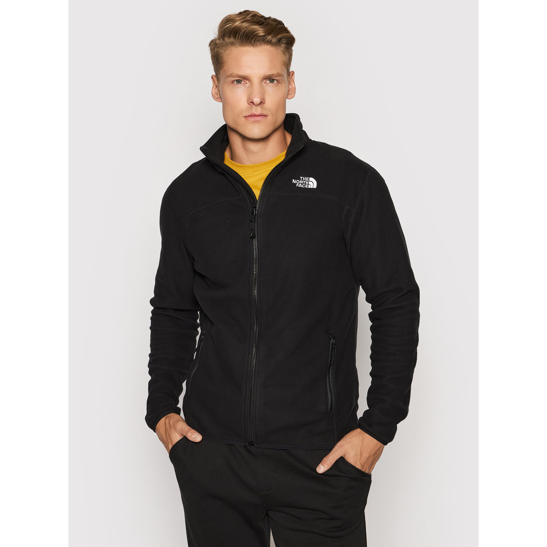 The North Face Полар Glacier NF0A5IHQ Черен Regular Fit - Pepit.bg