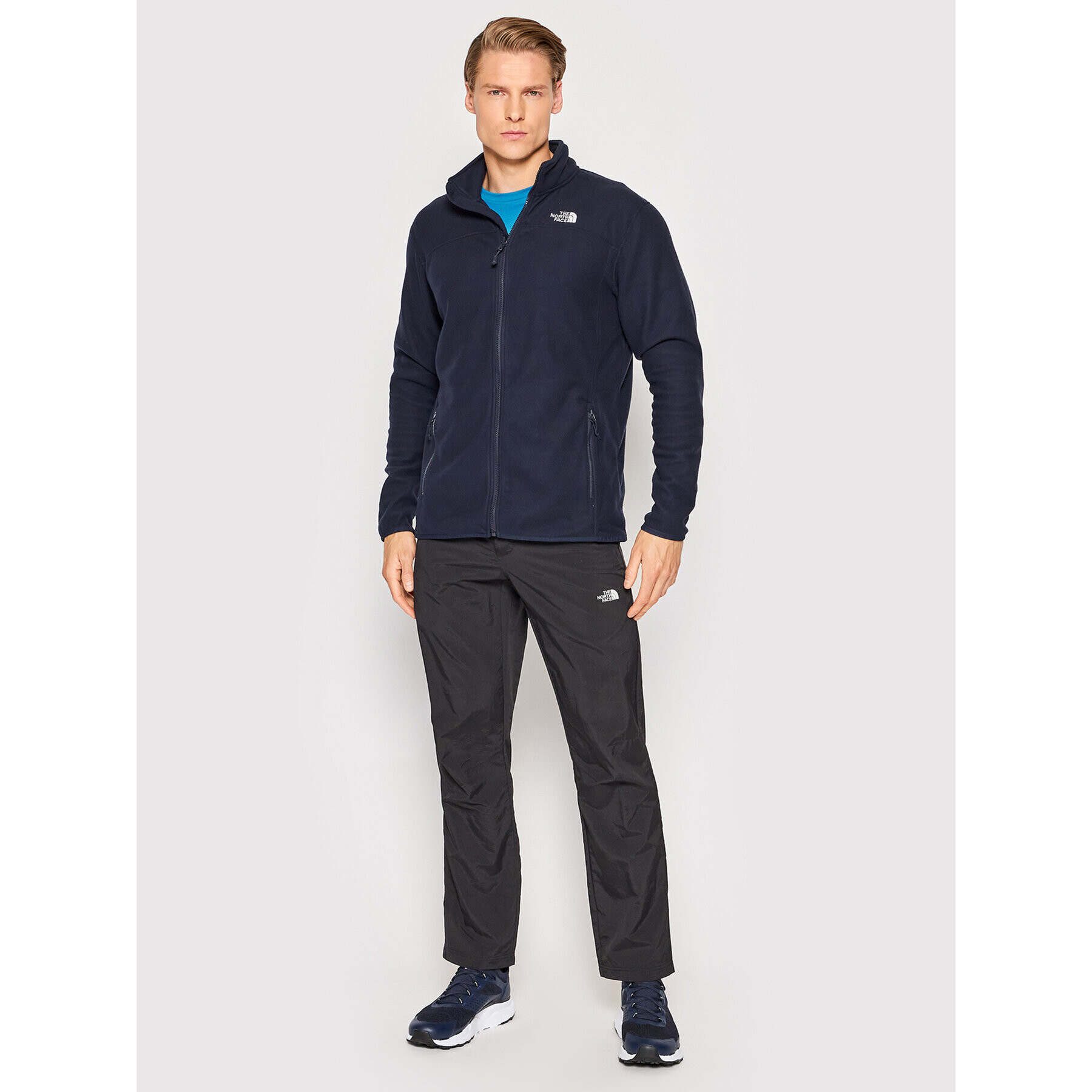The North Face Полар Glacier NF0A5IHQ Тъмносин Regular Fit - Pepit.bg