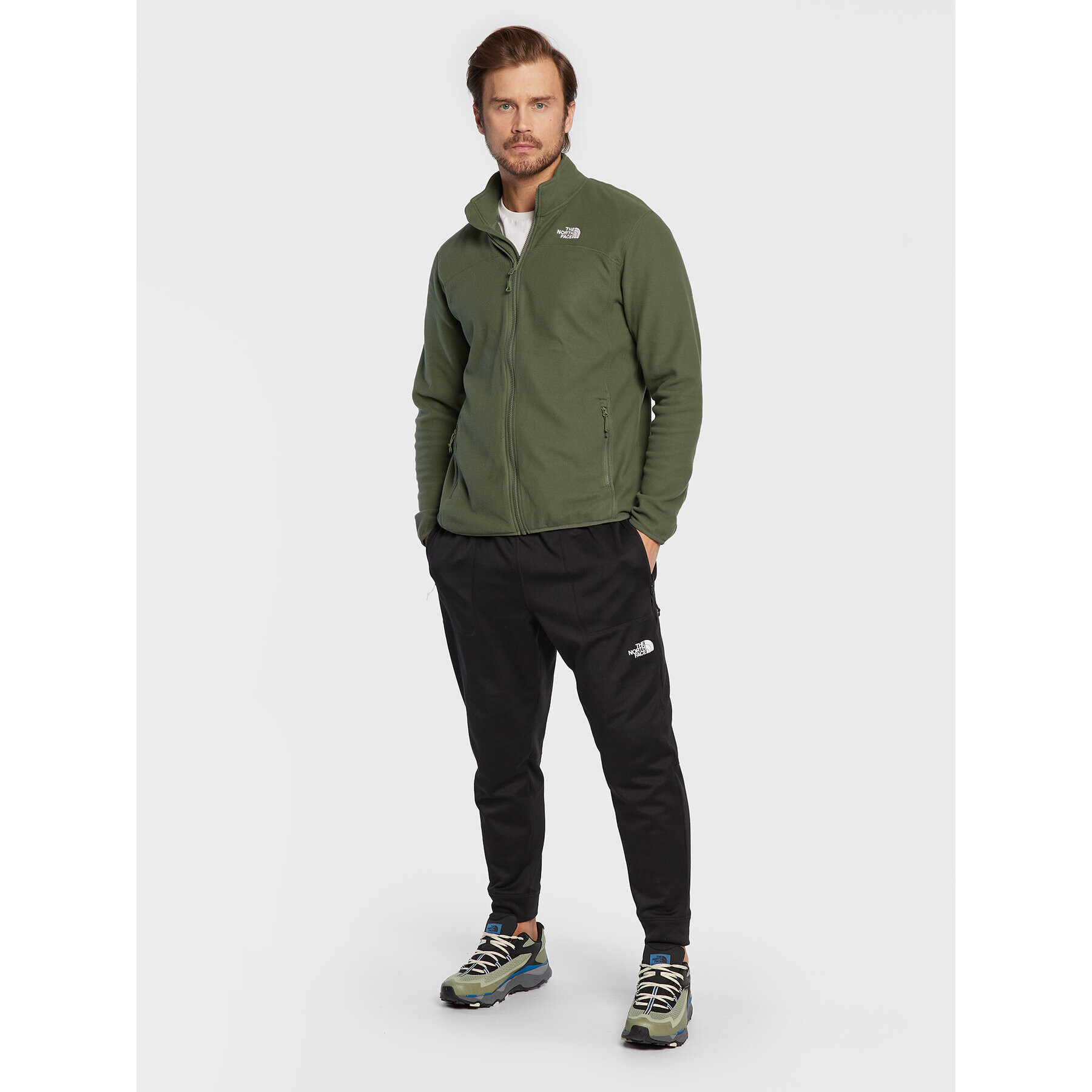 The North Face Полар Glacier NF0A5IHQ Зелен Regular Fit - Pepit.bg