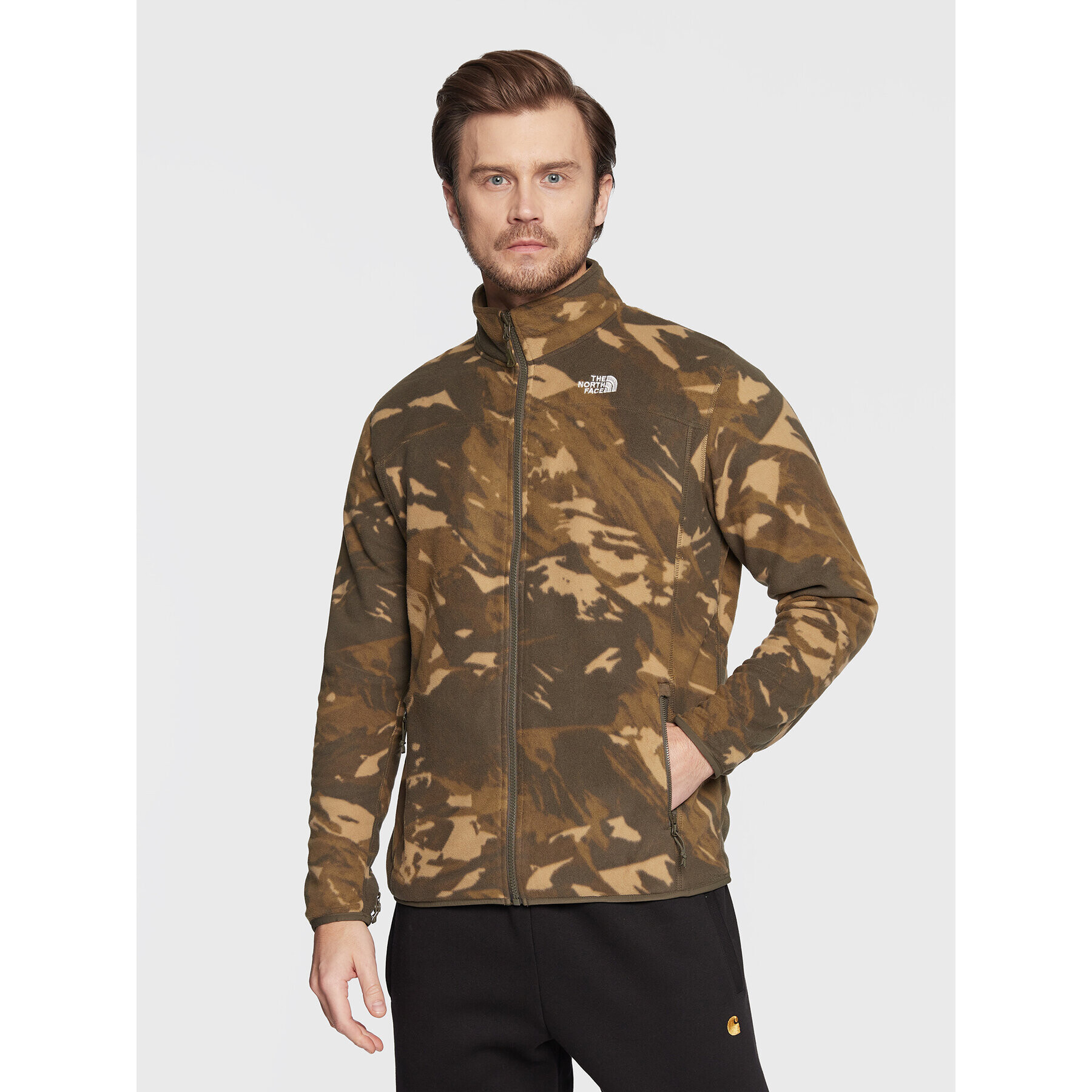 The North Face Полар Glacier NF0A5IHQ Зелен Regular Fit - Pepit.bg