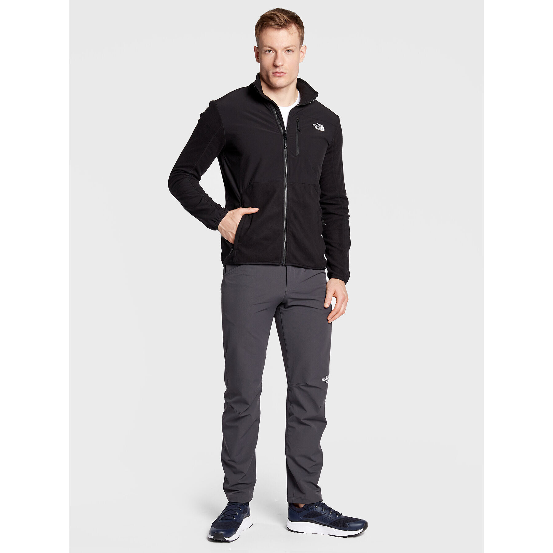 The North Face Полар Glacier NF0A5IHS Черен Regular Fit - Pepit.bg