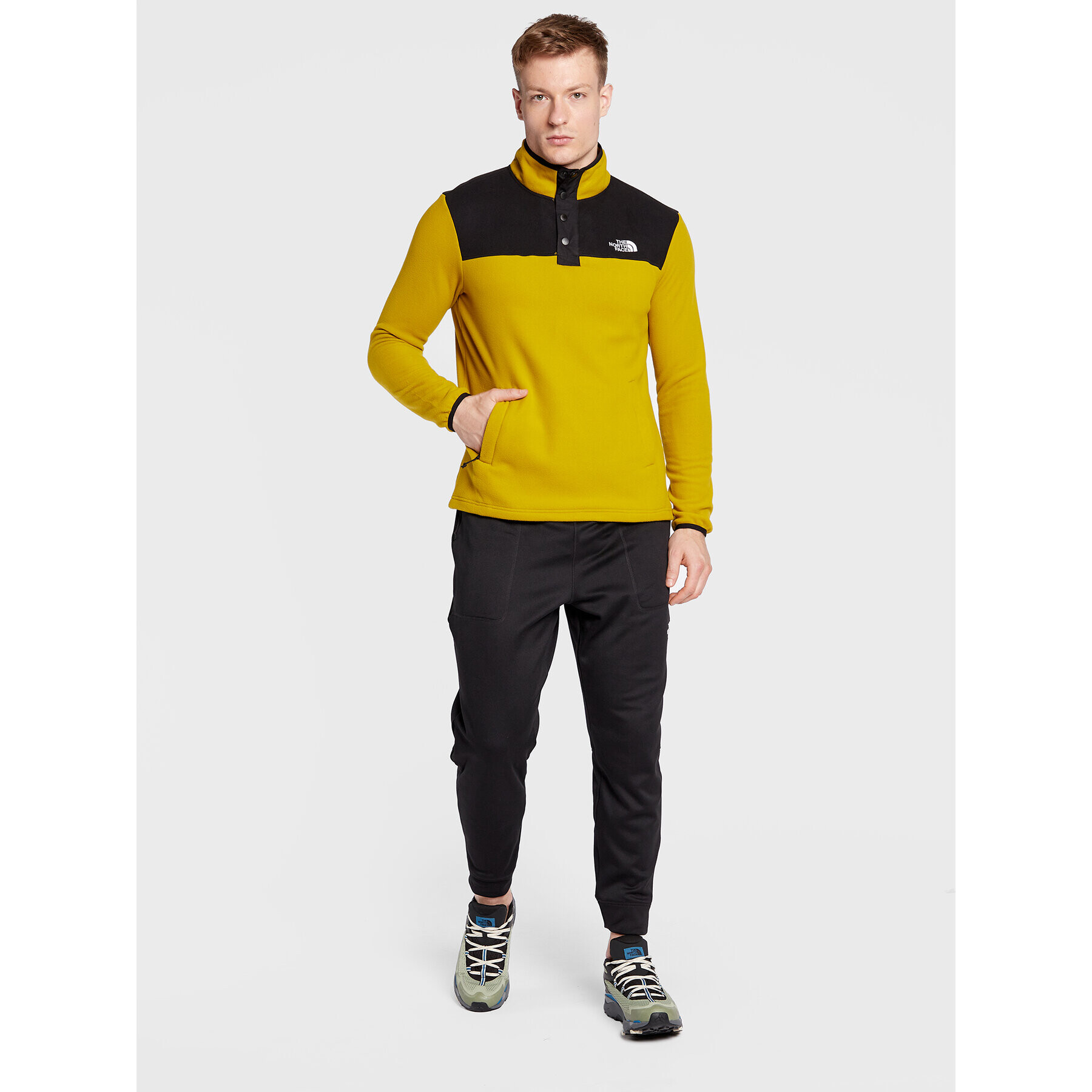 The North Face Полар Homesafe Snap NF0A55HM Жълт Regular Fit - Pepit.bg