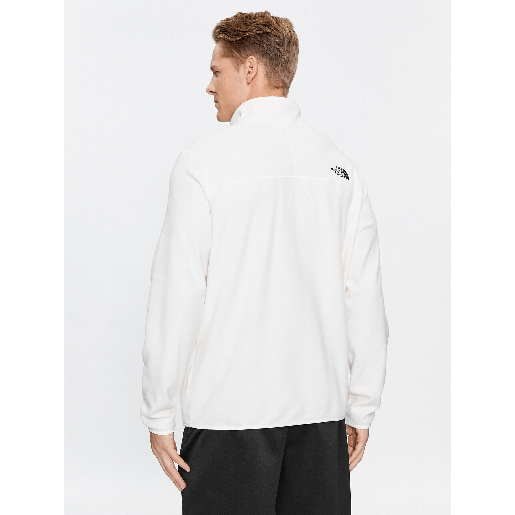 The North Face Полар M 100 Glacier 1/4 Zip - EuNF0A855WN3N1 Бял Regular Fit - Pepit.bg