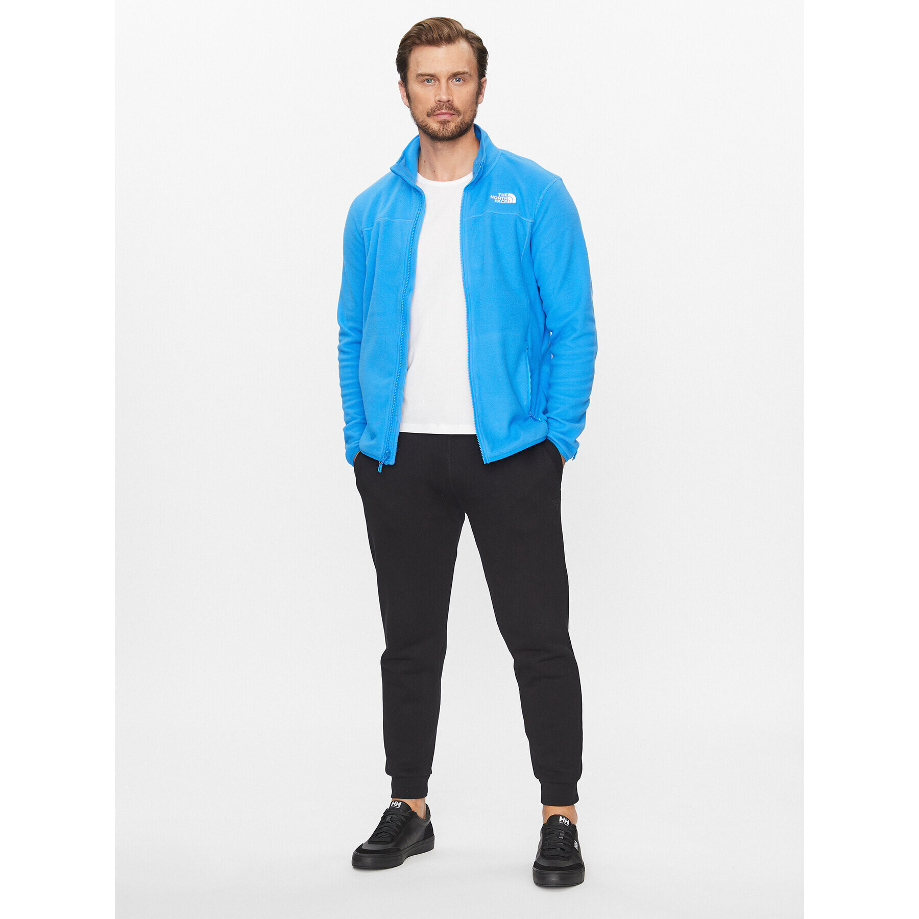 The North Face Полар M 100 Glacier Full Zip - EuNF0A855XI0K1 Син Regular Fit - Pepit.bg