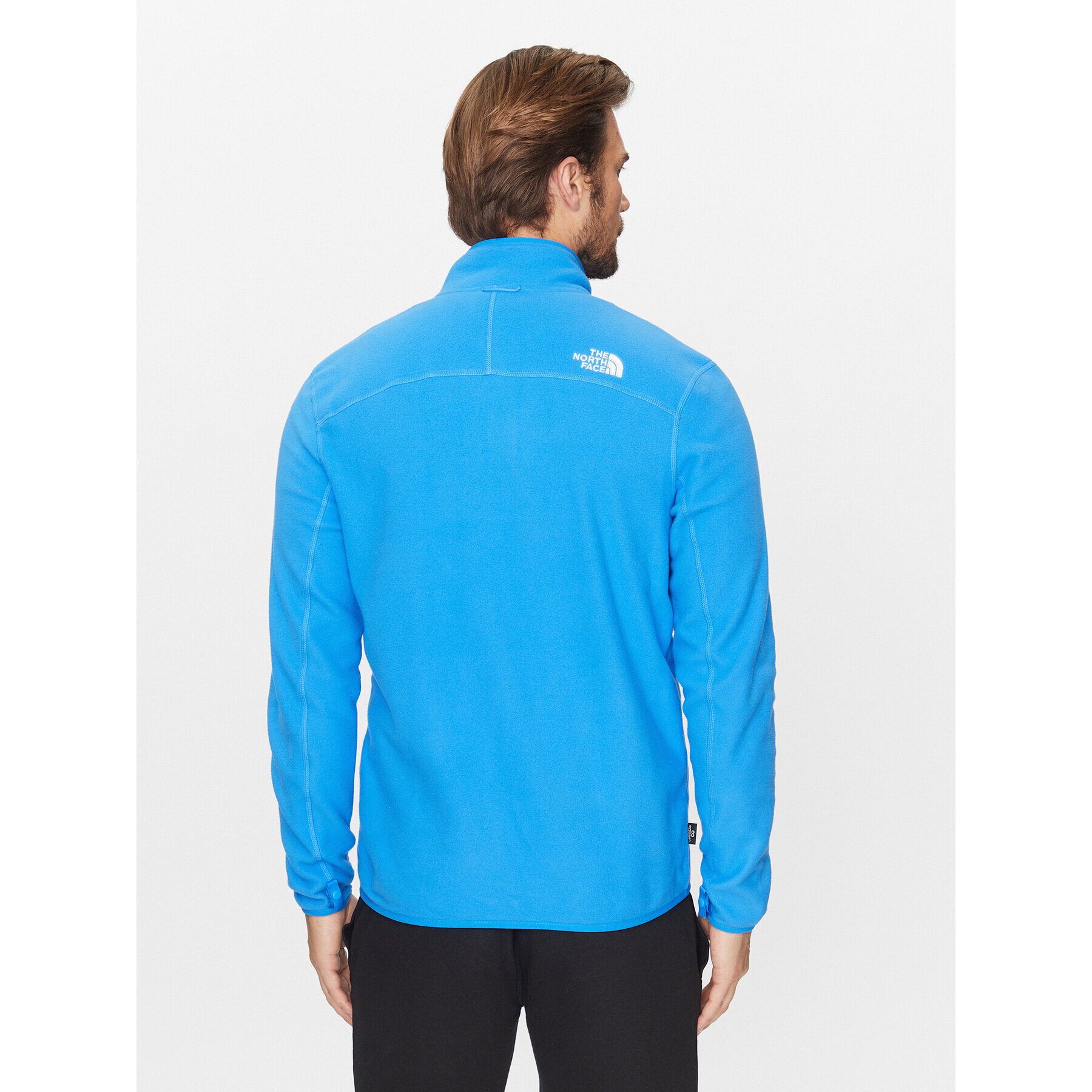 The North Face Полар M 100 Glacier Full Zip - EuNF0A855XI0K1 Син Regular Fit - Pepit.bg