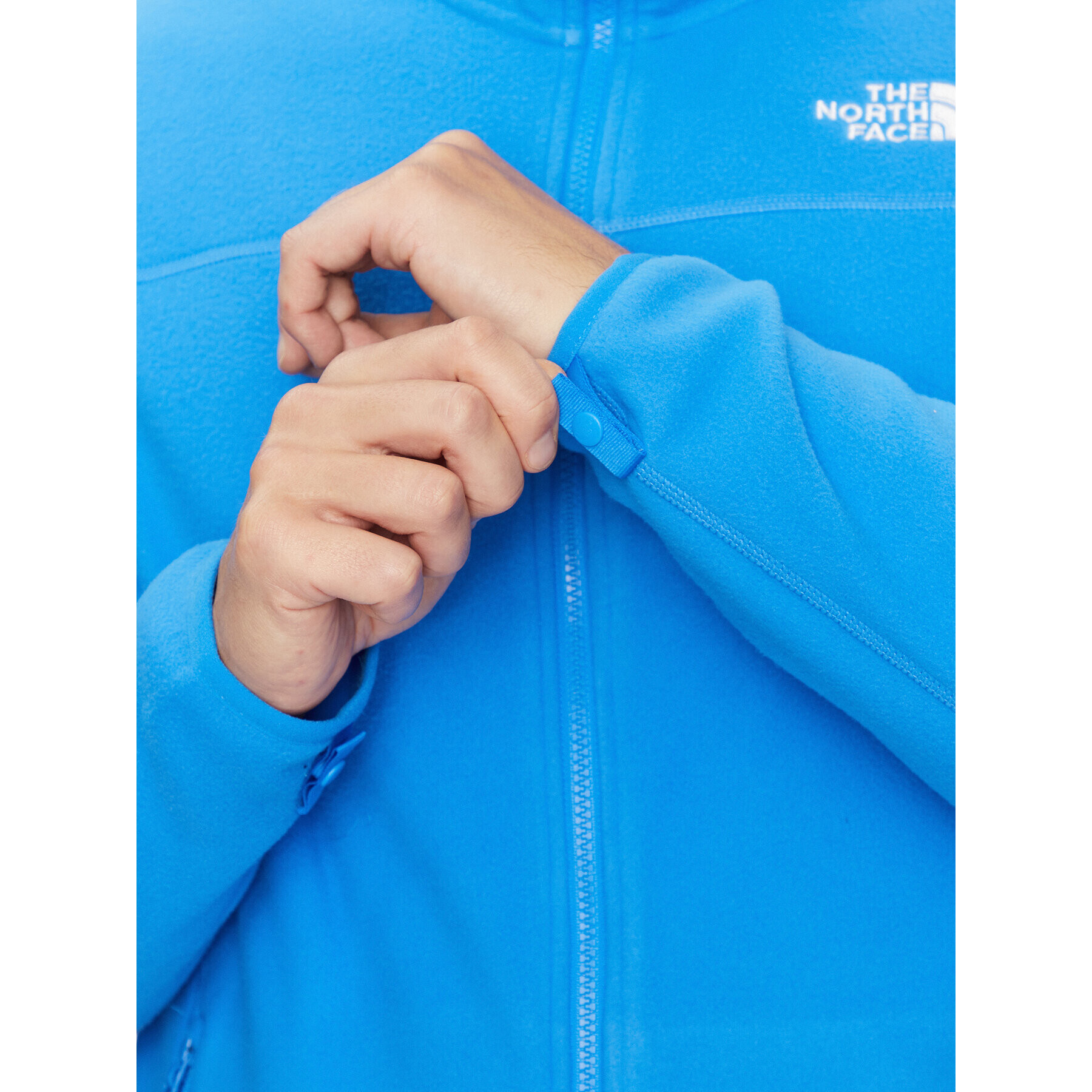 The North Face Полар M 100 Glacier Full Zip - EuNF0A855XI0K1 Син Regular Fit - Pepit.bg