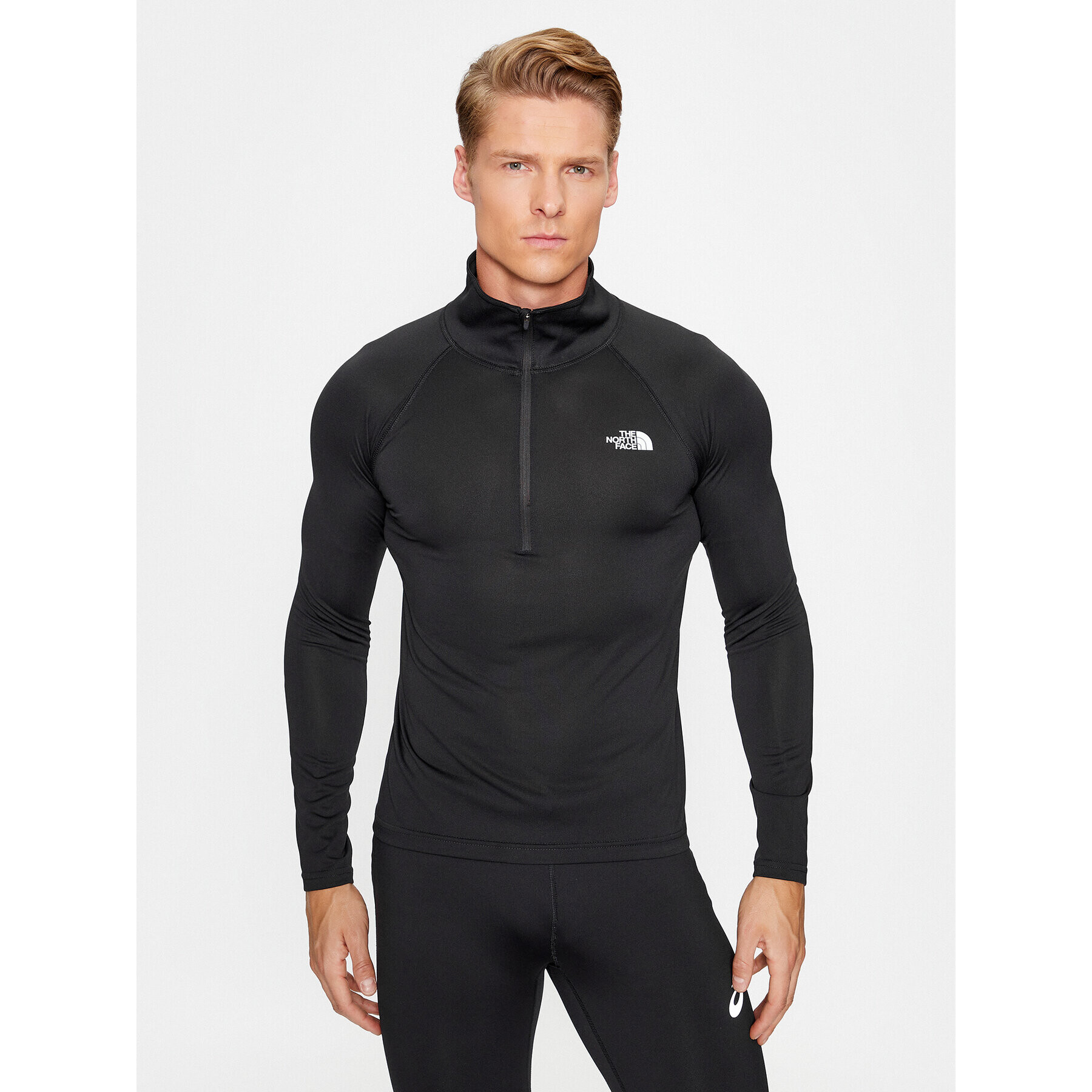 The North Face Полар M Flex Ii 1/4 Zip - EuNF0A7ZBCJK31 Черен Regular Fit - Pepit.bg