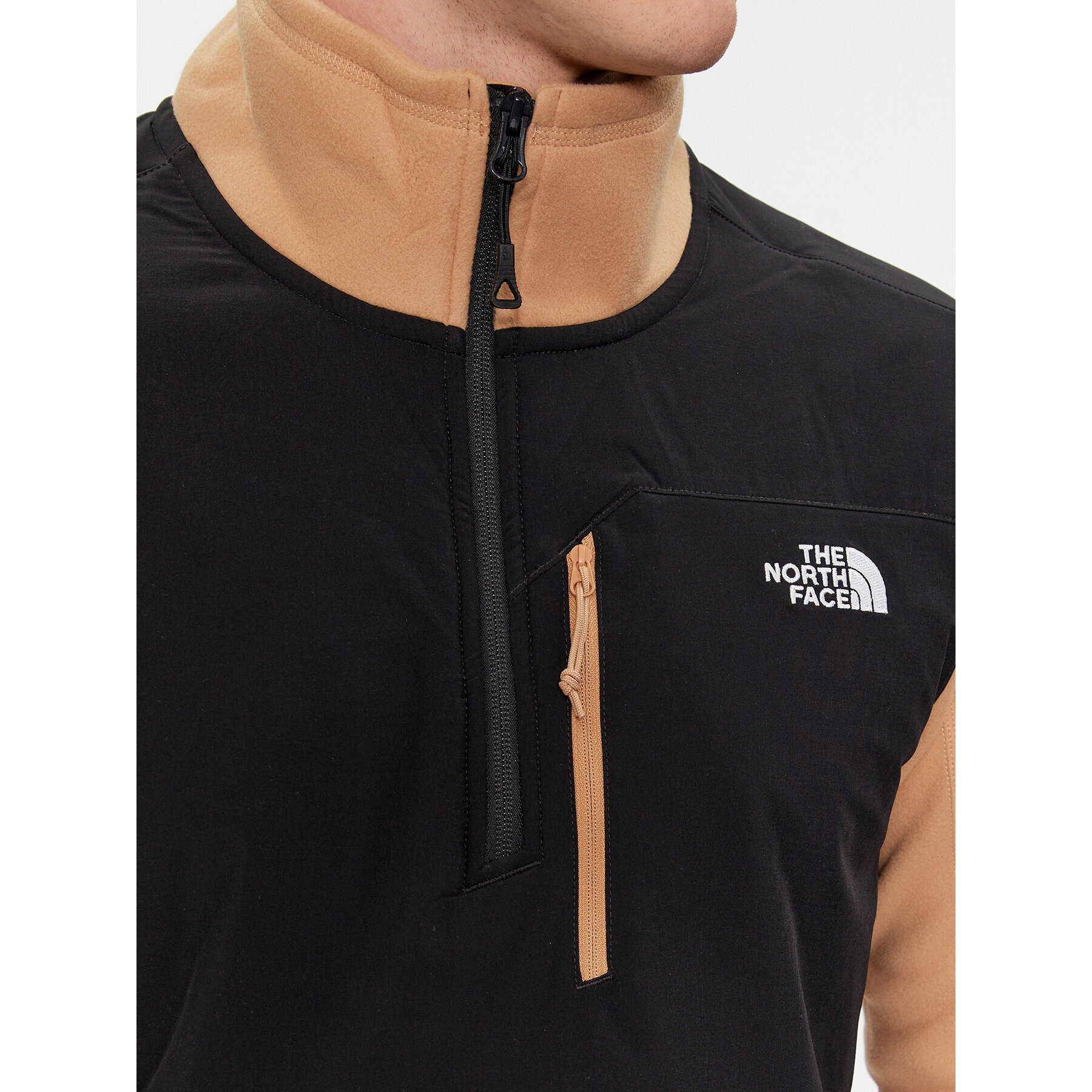 The North Face Полар M Glacier Pro 1/4 Zip - EuNF0A5IHRKOM1 Кафяв Regular Fit - Pepit.bg