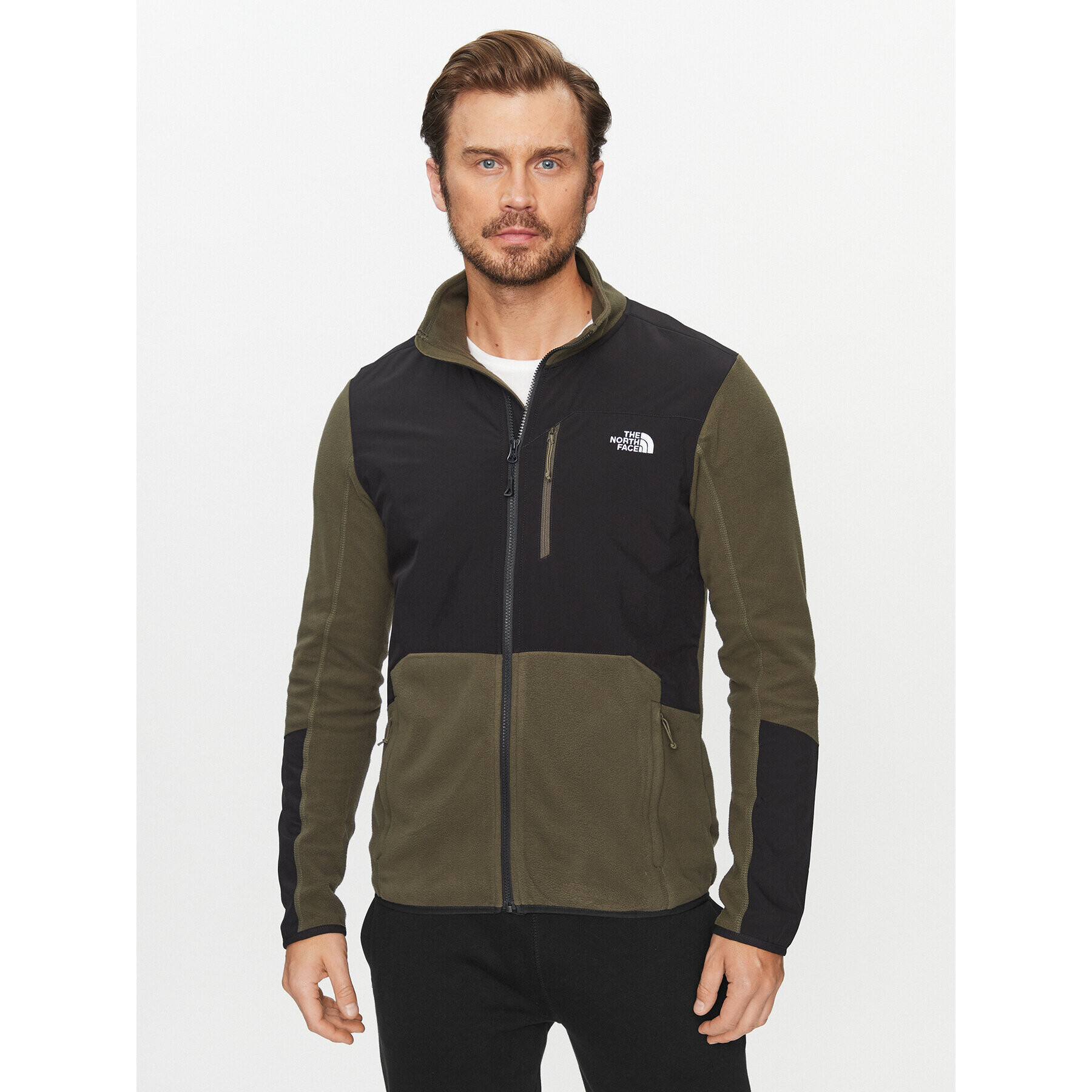 The North Face Полар M Glacier Pro Full Zip - EuNF0A5IHSBQW1 Каки Regular Fit - Pepit.bg