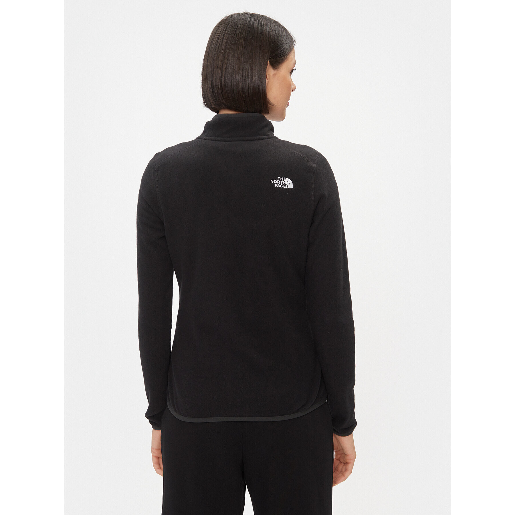 The North Face Полар W 100 Glacier 1/4 Zip - EuNF0A855MJK31 Черен Regular Fit - Pepit.bg