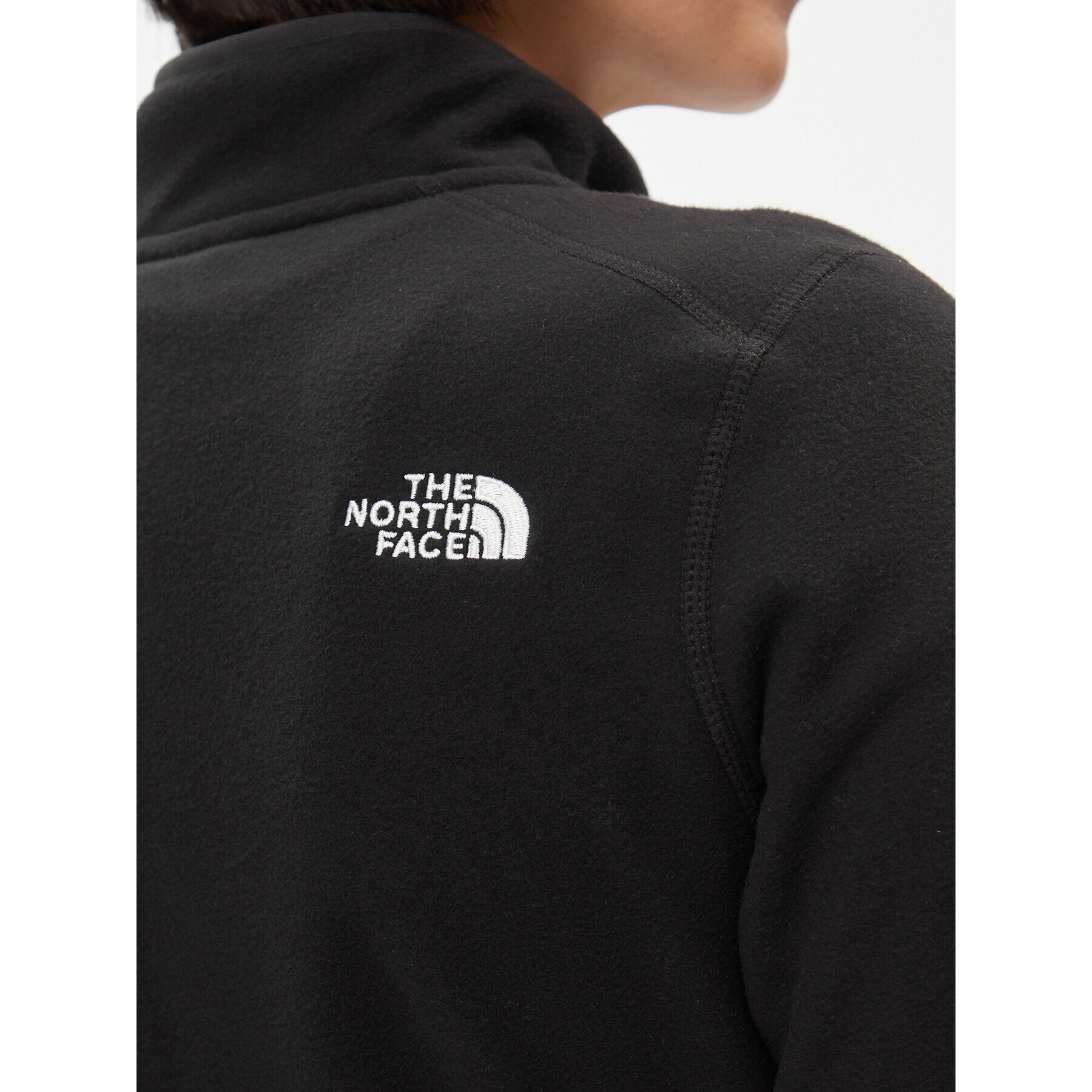 The North Face Полар W 100 Glacier 1/4 Zip - EuNF0A855MJK31 Черен Regular Fit - Pepit.bg